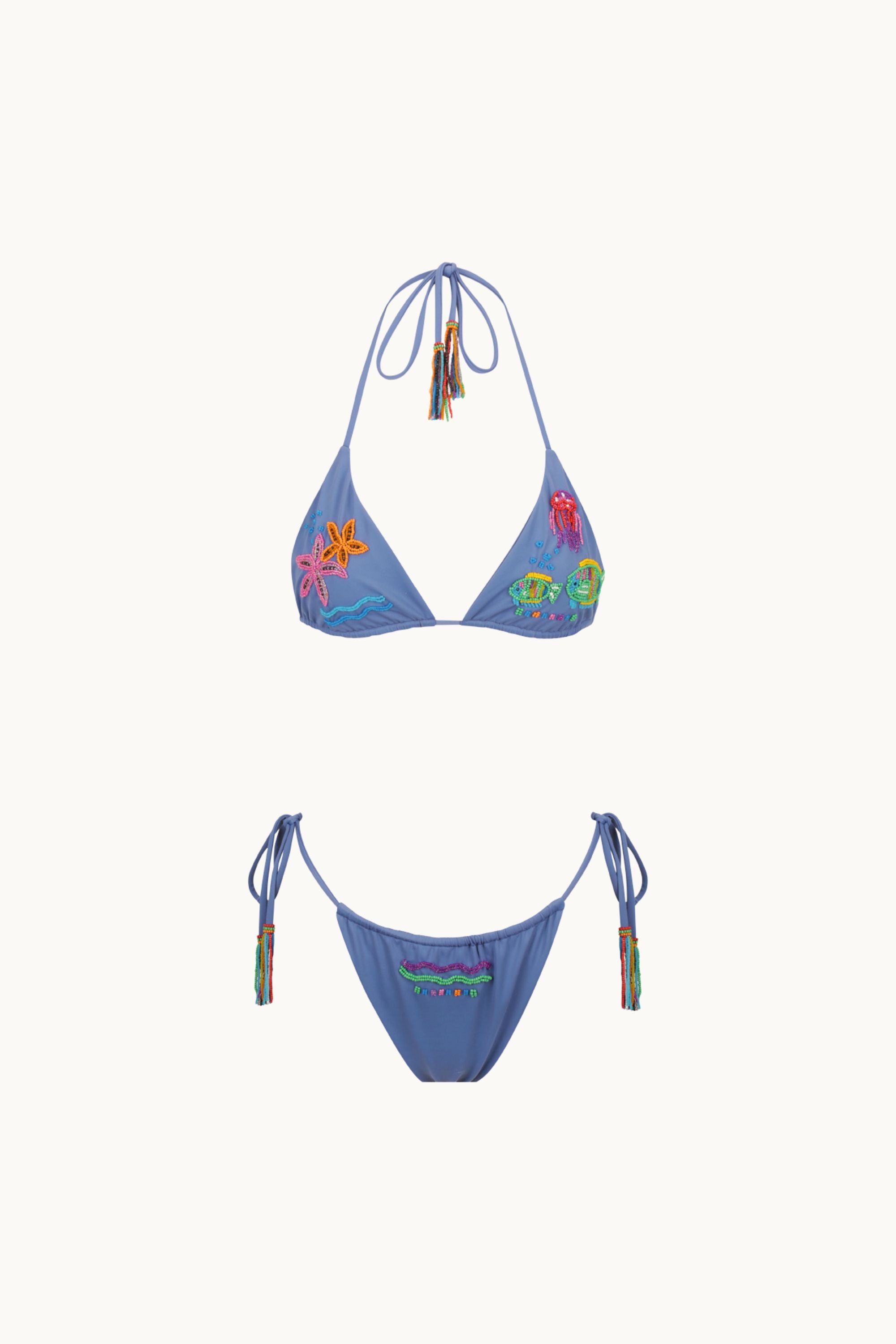 ☆Vivie CLIONE☆ BEADED KINI SET - CORAL REEF