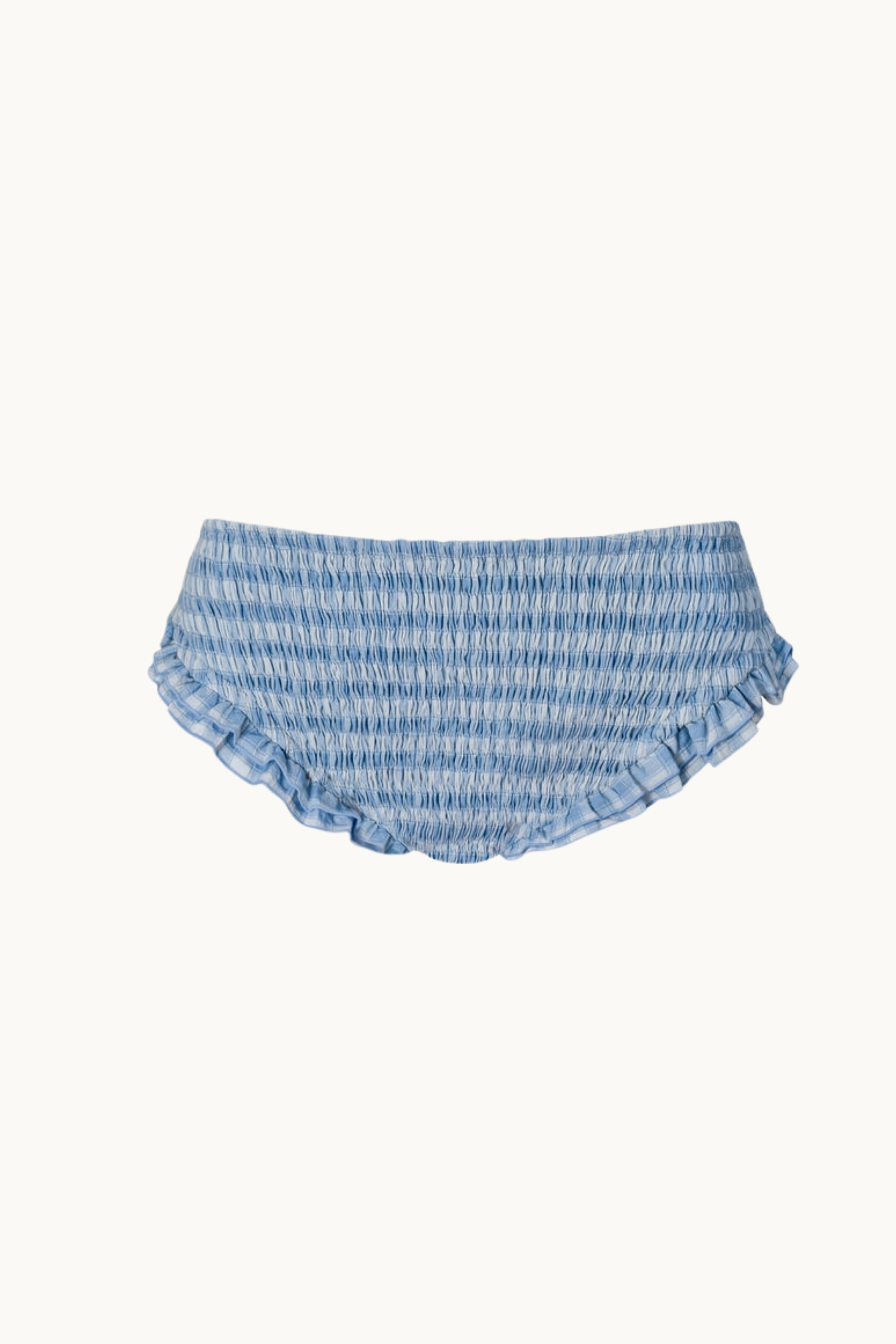 FRANGIPANI BRIEF - BLUE CHECK