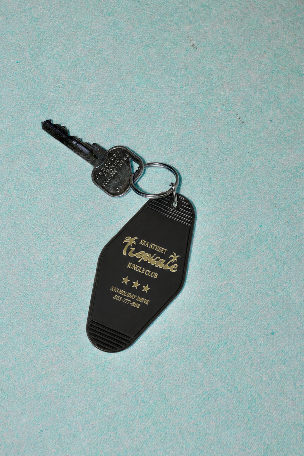 SEA STREET CLUB KEY RING BLACK