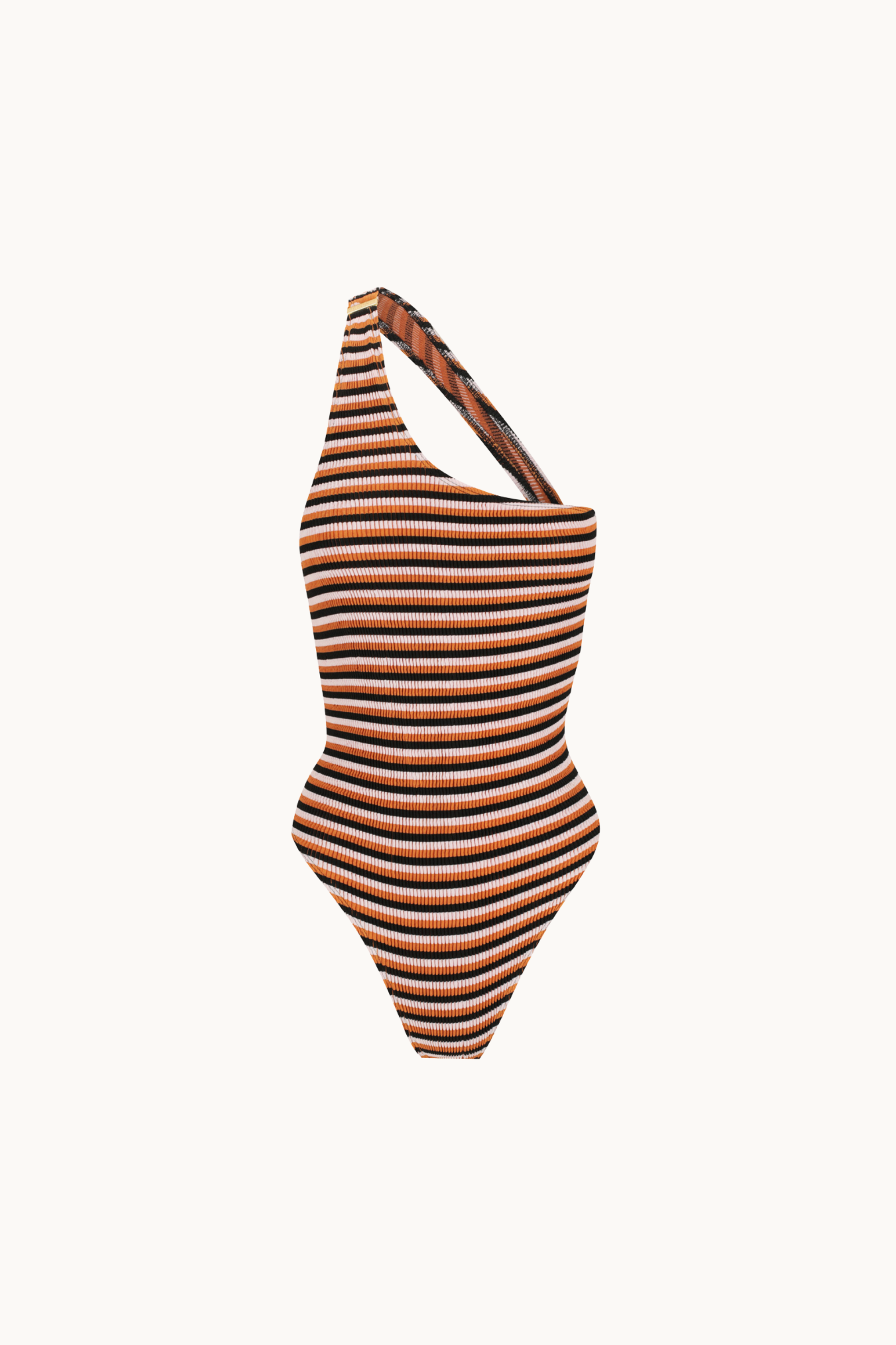 SCULPTURE MAILLOT - ESPRESSO TRIO STRIPE