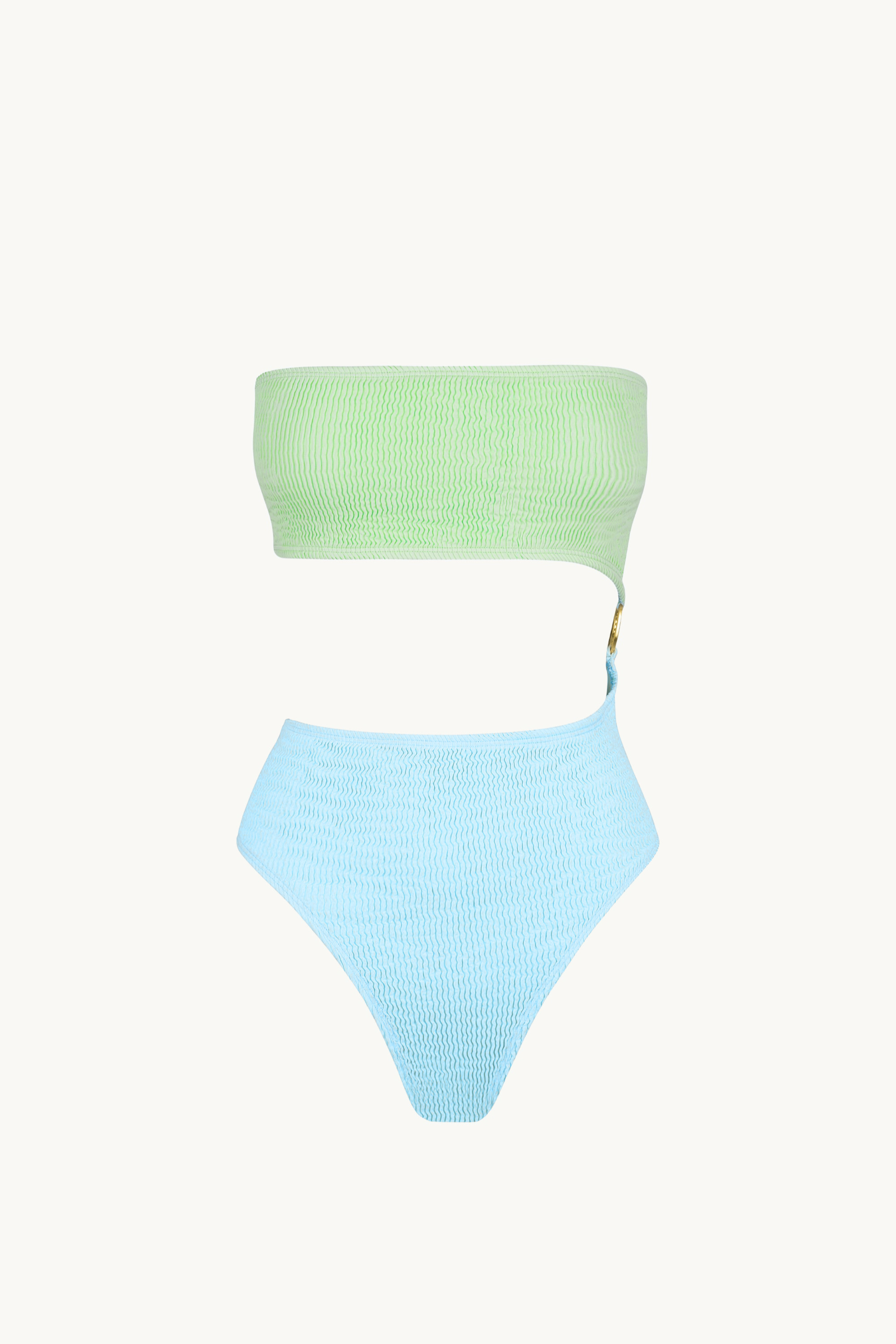 MAUI MAILLOT - SKY & MINT