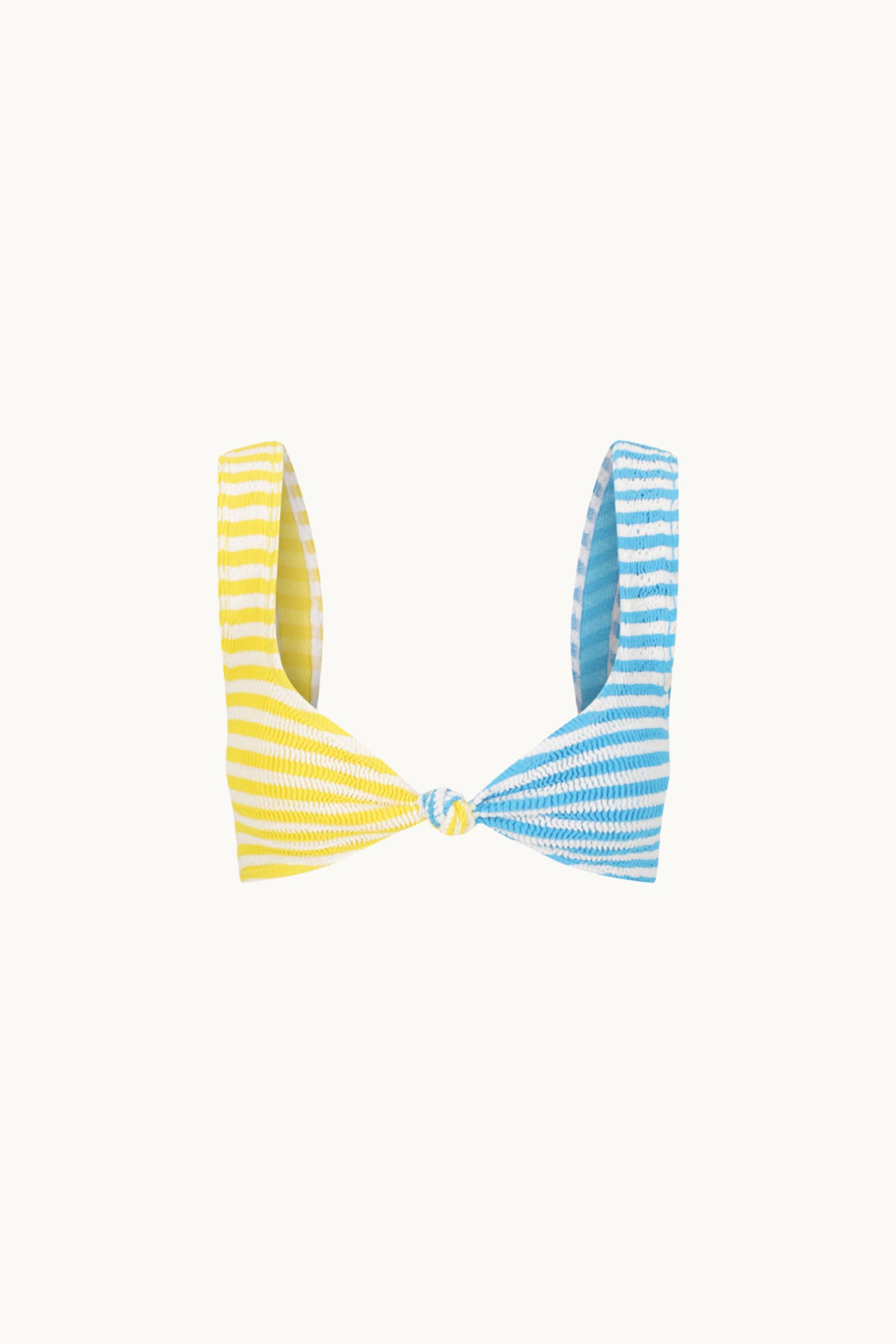 CABANA KINI AZURE & SUNSHINE STRIPE