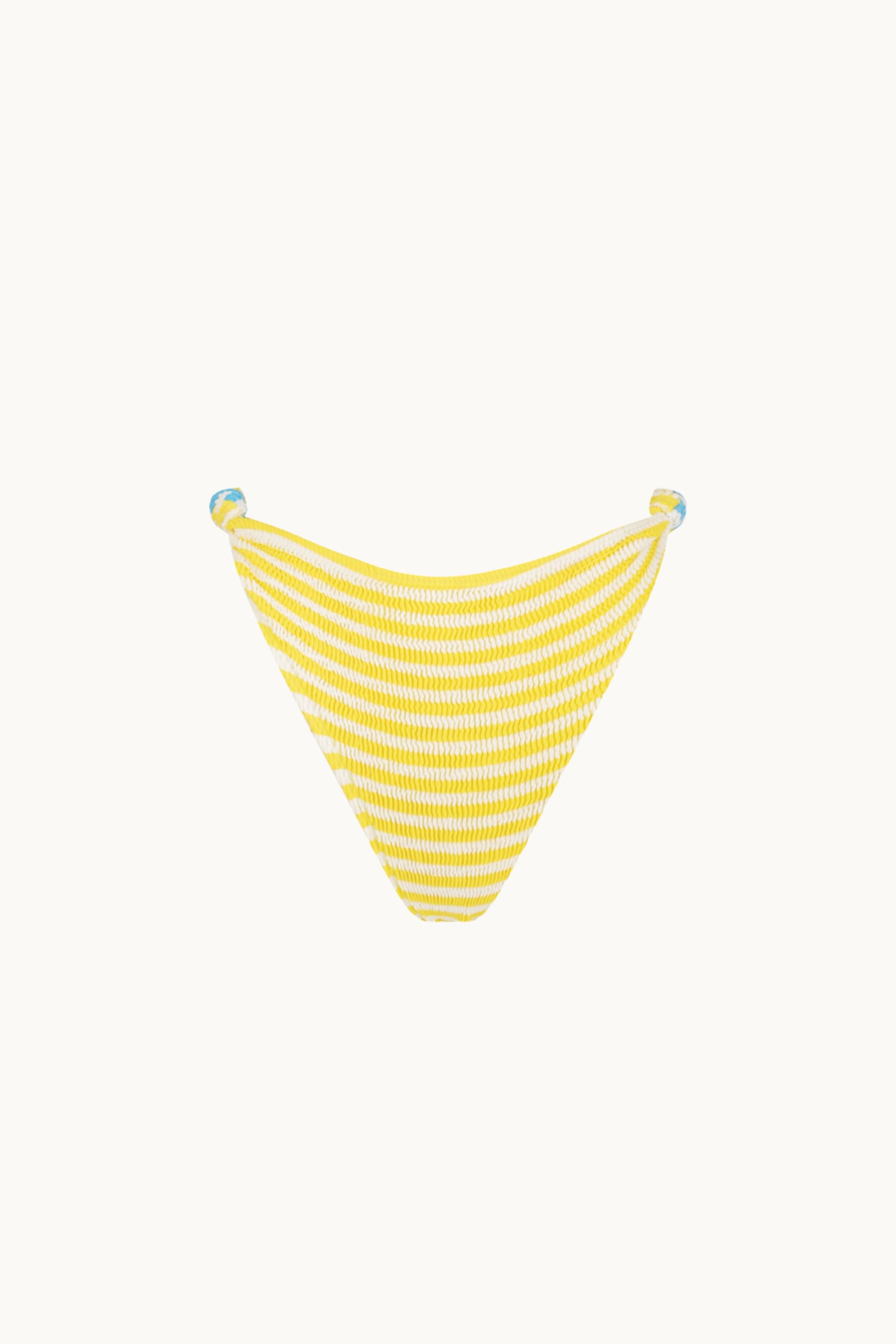 BORA BORA BRIEF AZURE & SUNSHINE STRIPE