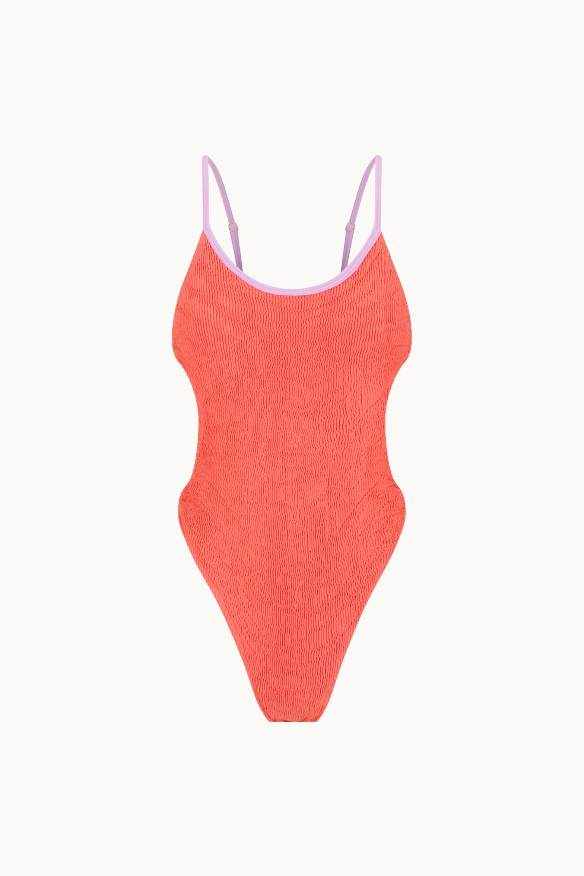 ISLE MAILLOT CORAL & LILAC