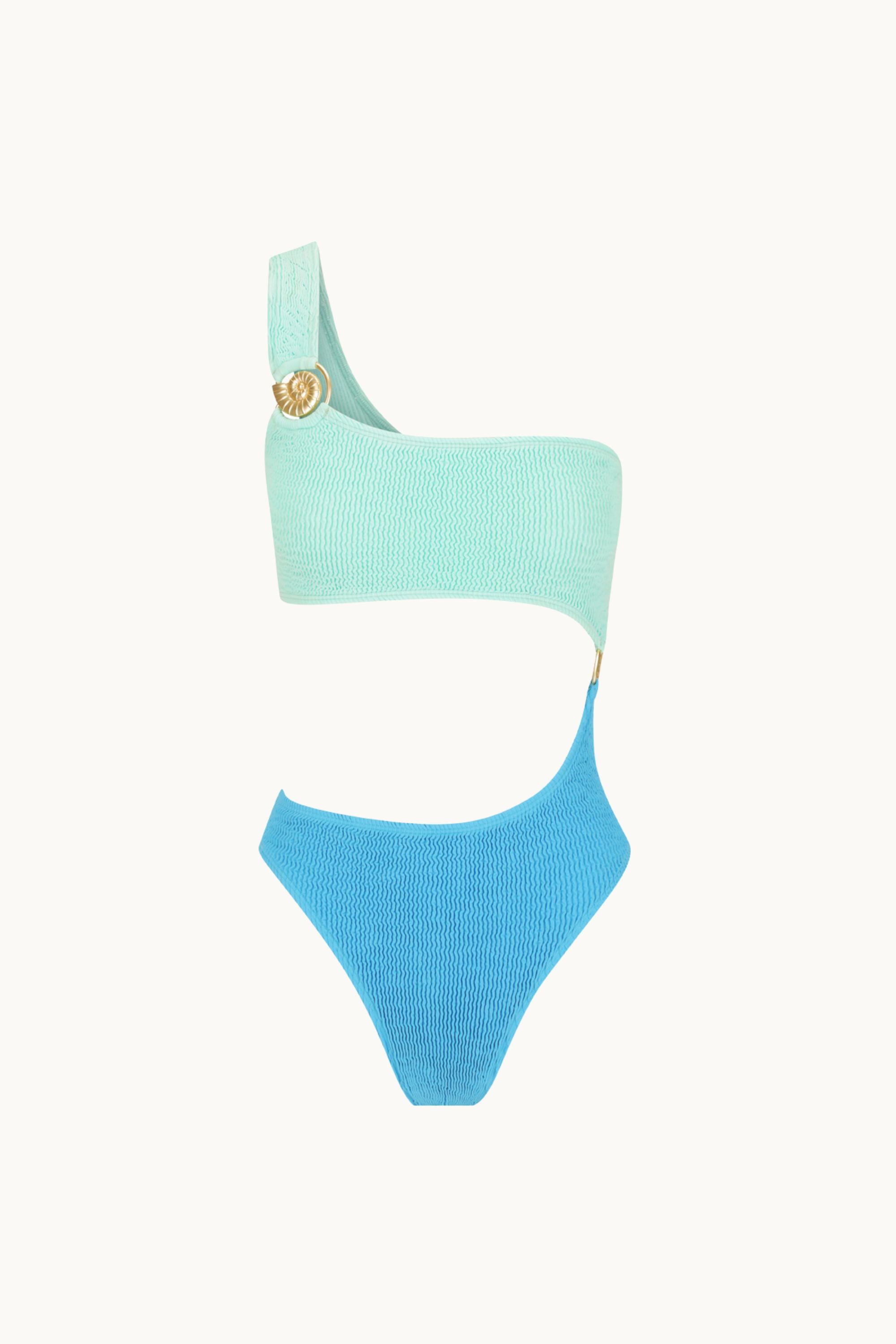 MALLORCA MAILLOT AZURE & OCEAN