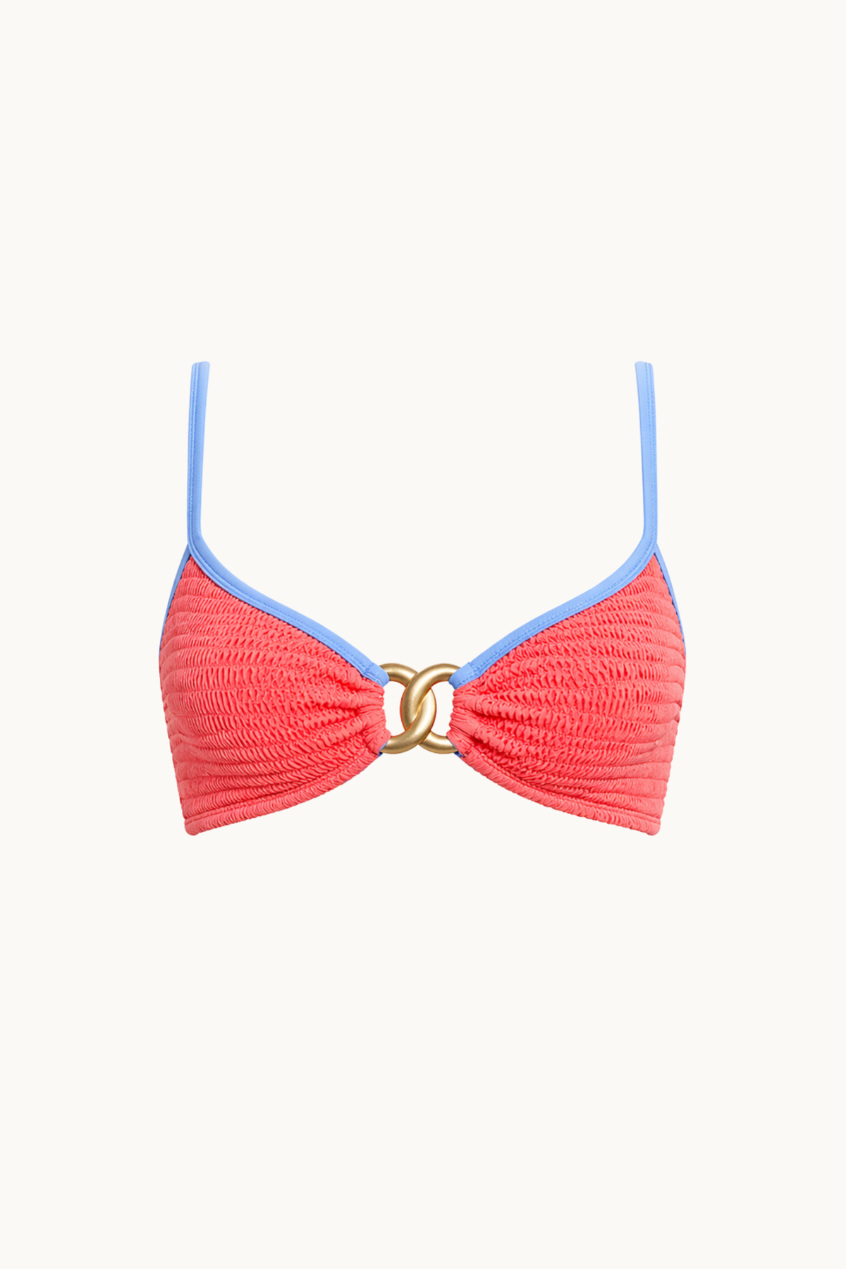 PARADISE KINI - CORAL (CORNFLOWER BINDING)
