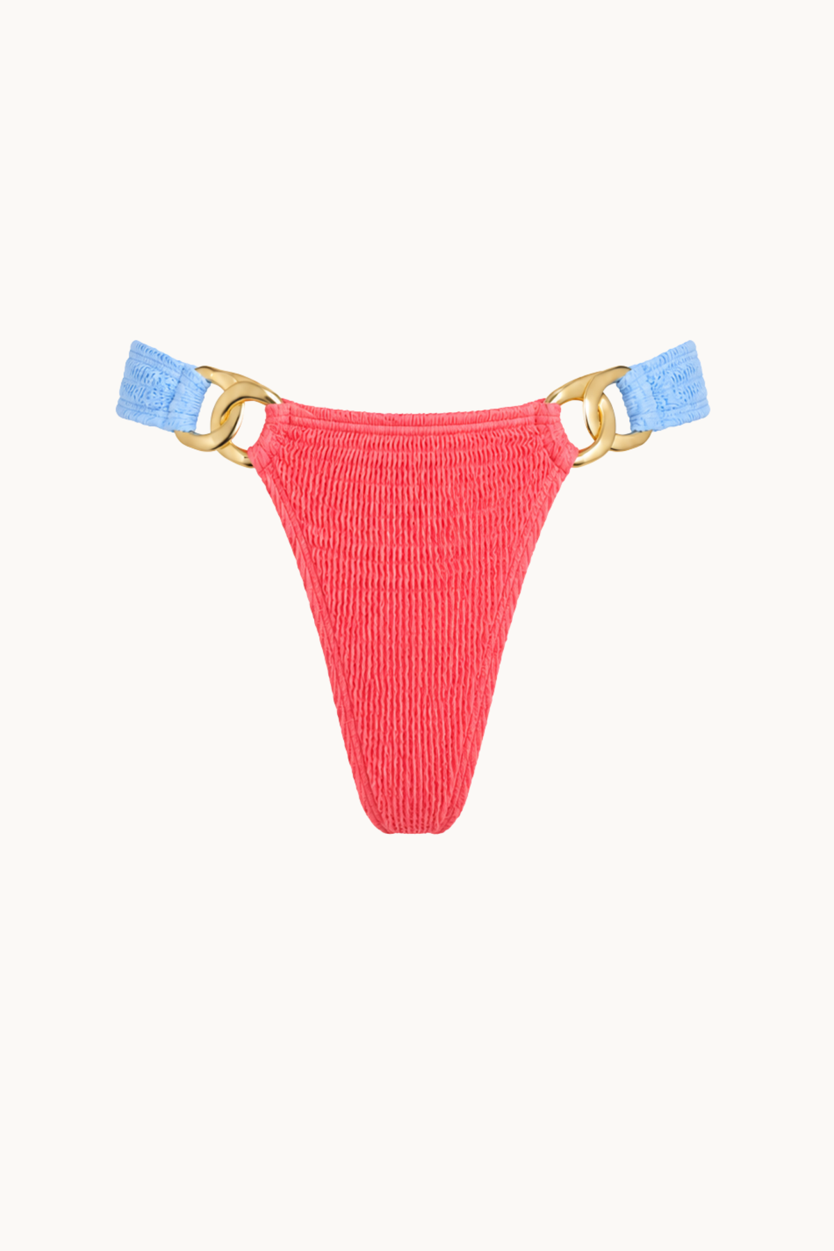 OCEAN KISS BRIEF - CORAL & CORNFLOWER