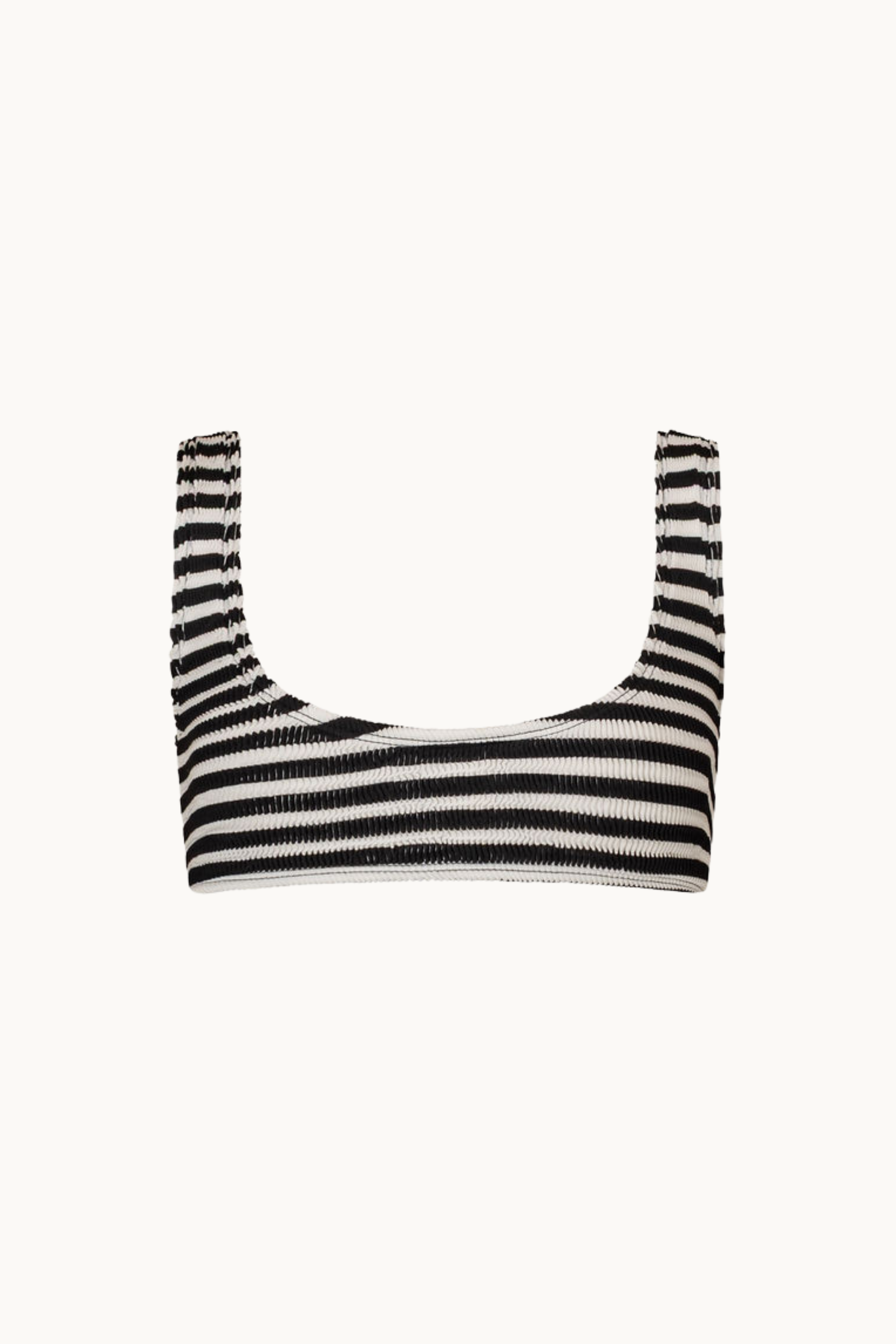 PADDLE CROP - NOIR STRIPE