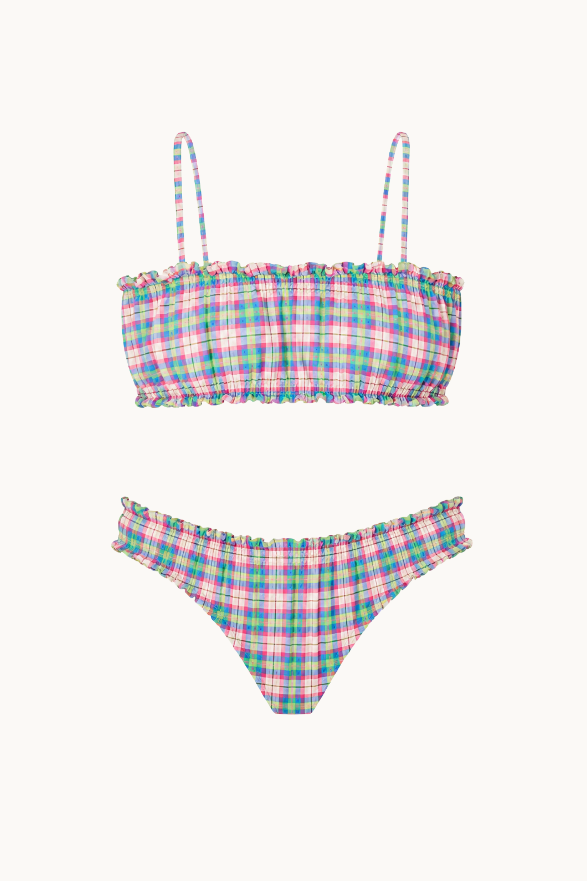 MAHALO KINI SET - PINK & BLUE CHECK