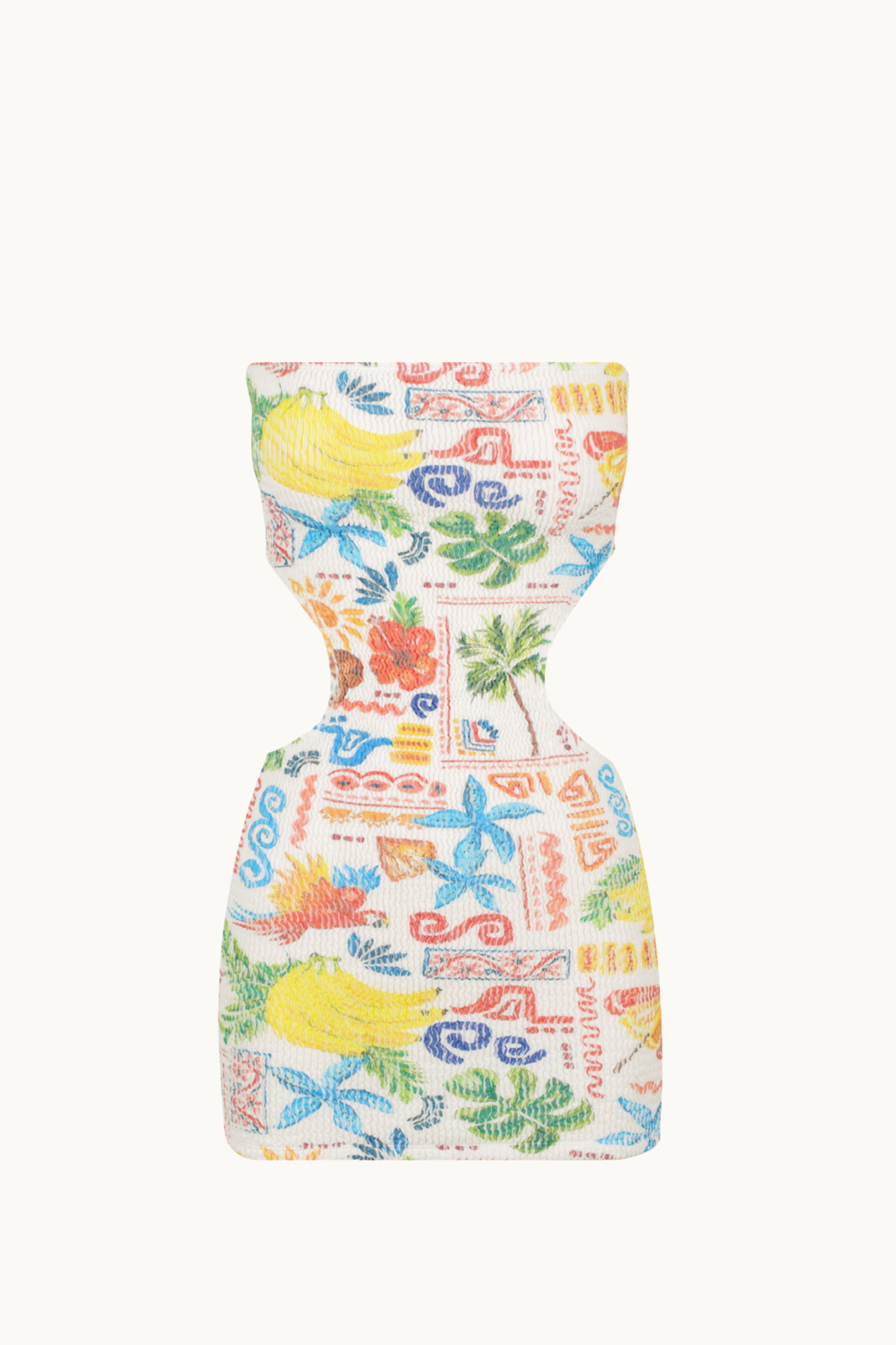 CUTAWAY MINI DRESS TROPICANA