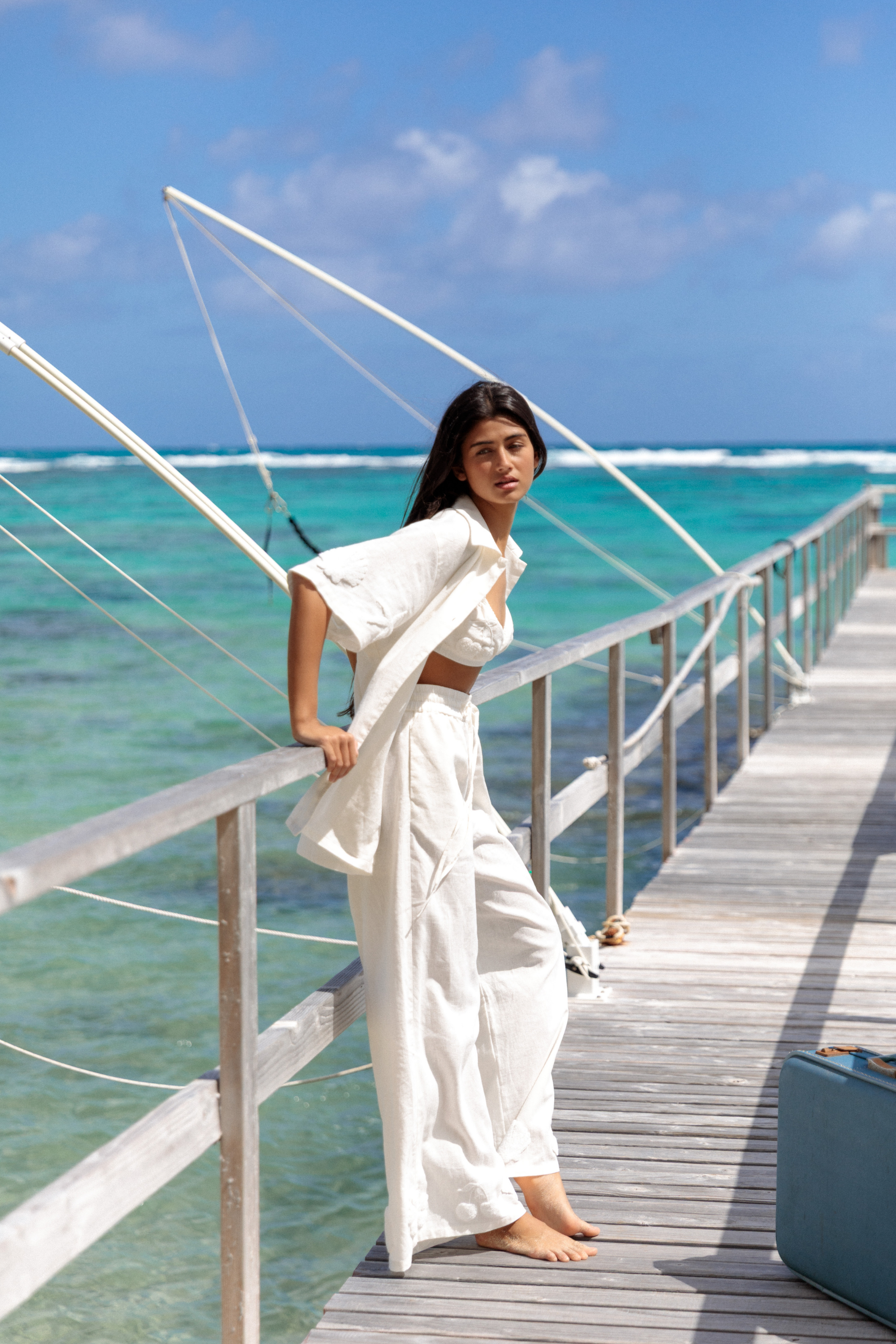 HALA LINEN PANTS - IVORY