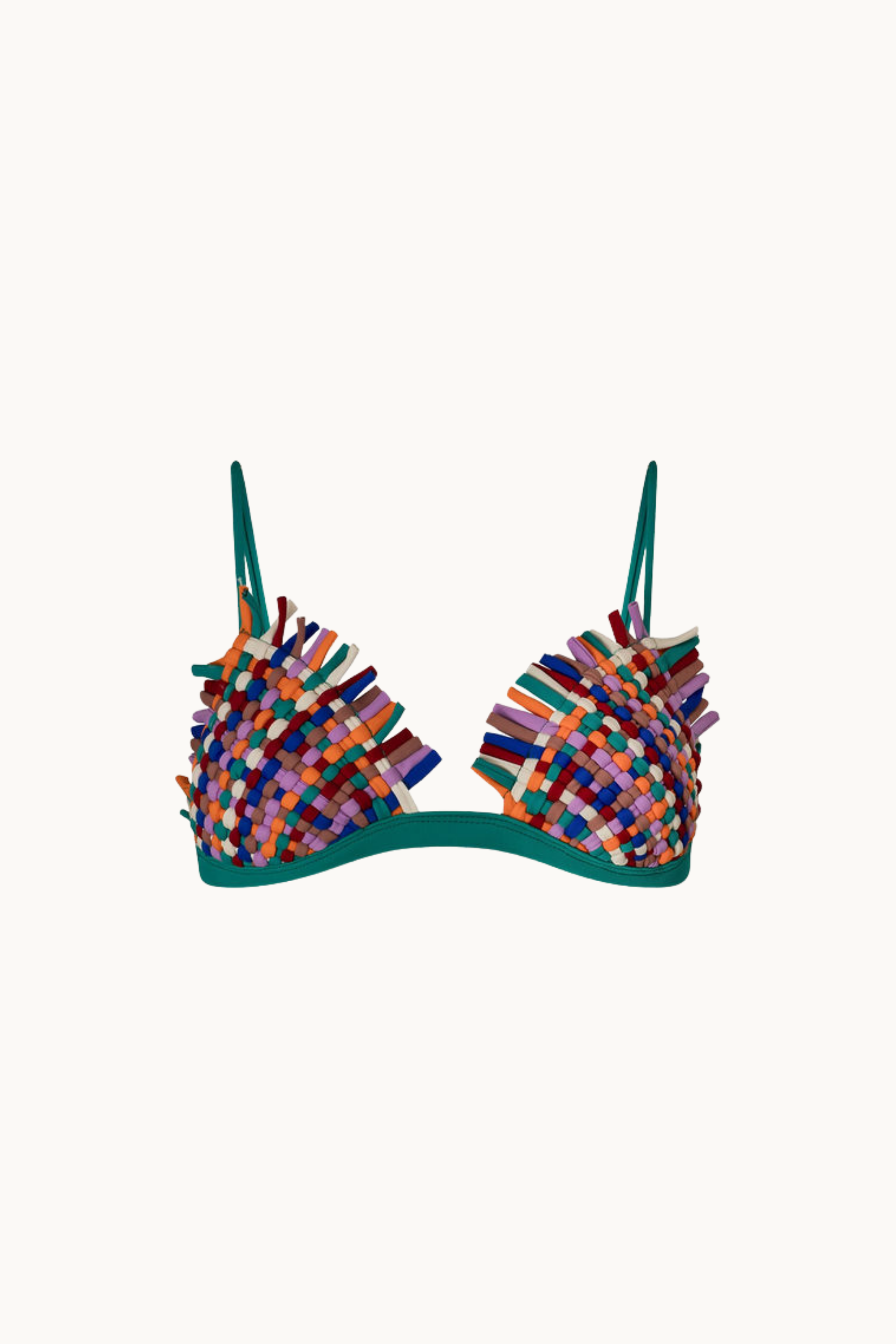 ULU WEAVE TRIANGLE KINI TOP - MULTI