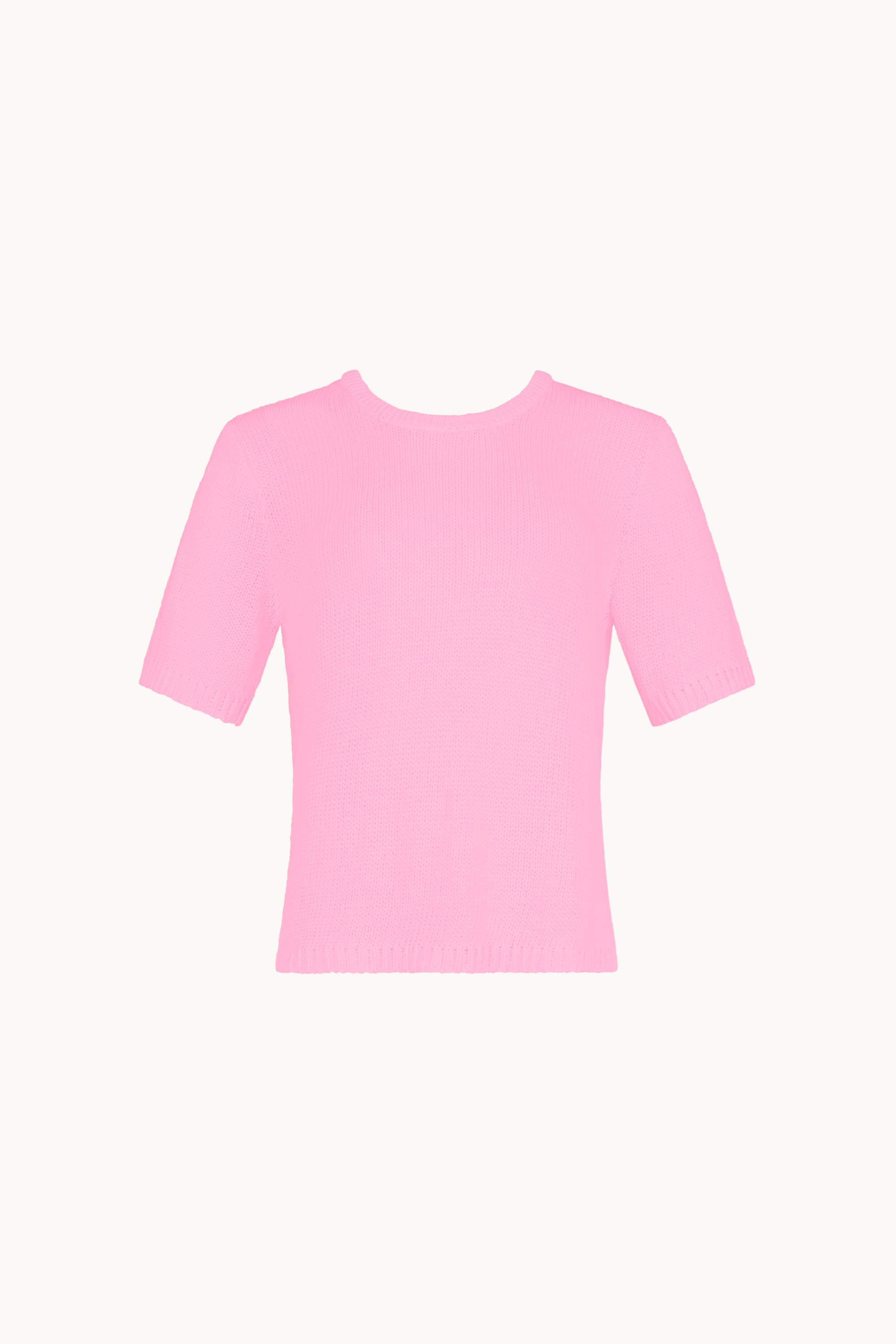 POLO KNIT T-SHIRT - PINK