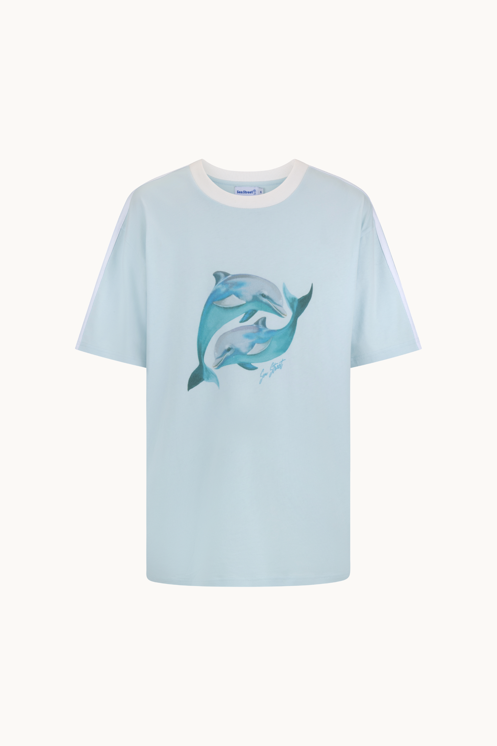 SEA STREET T-SHIRT - DOLPHINS YIN YANG