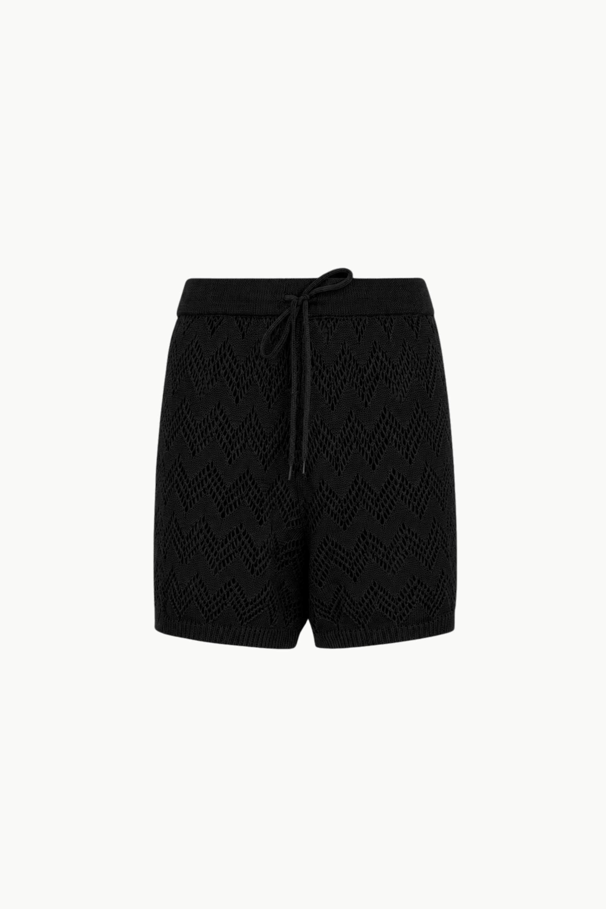 SEASCAPE KNIT SHORTS - BLACK