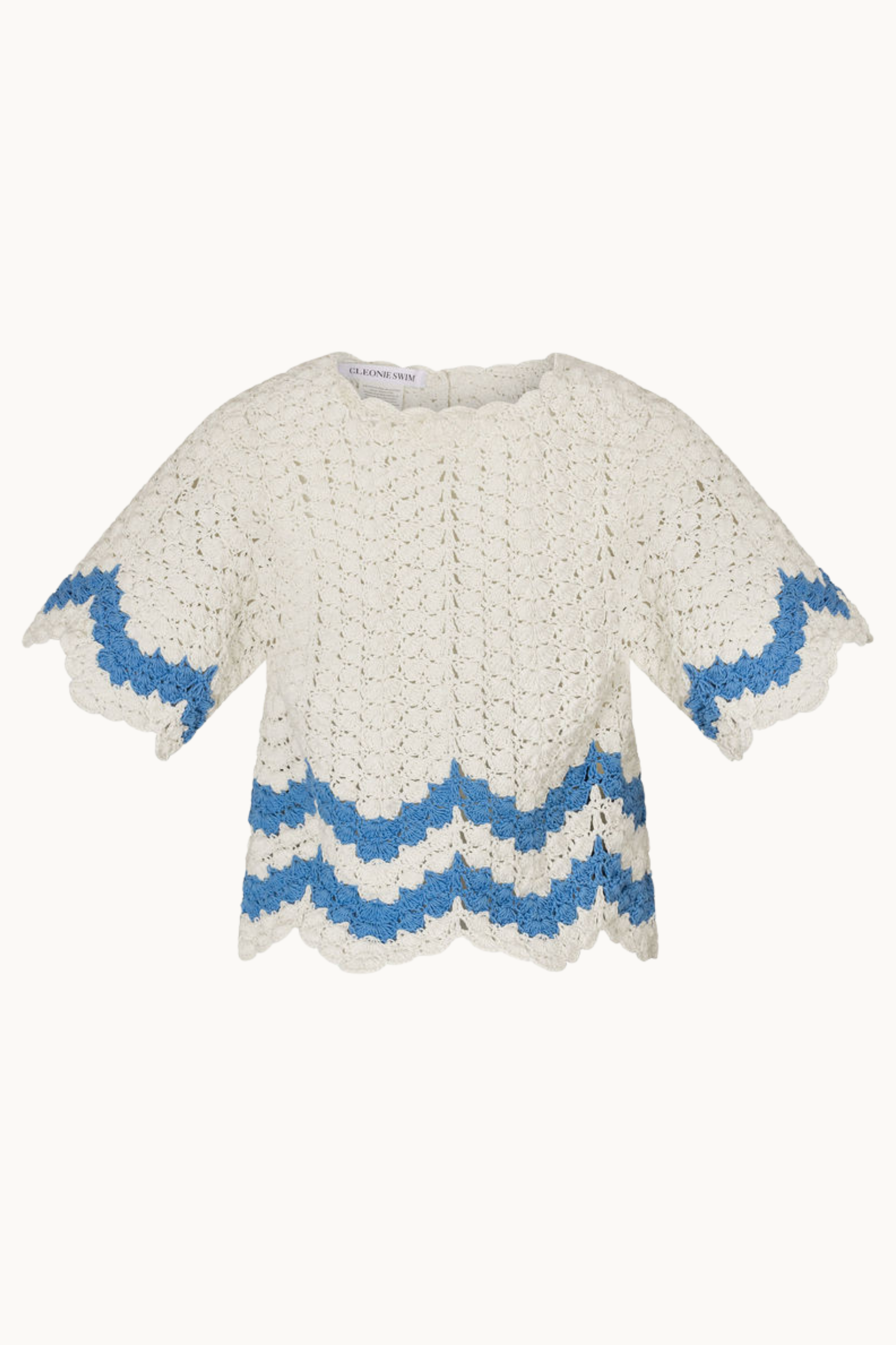 MONSOON CROCHET TOP - CREAM