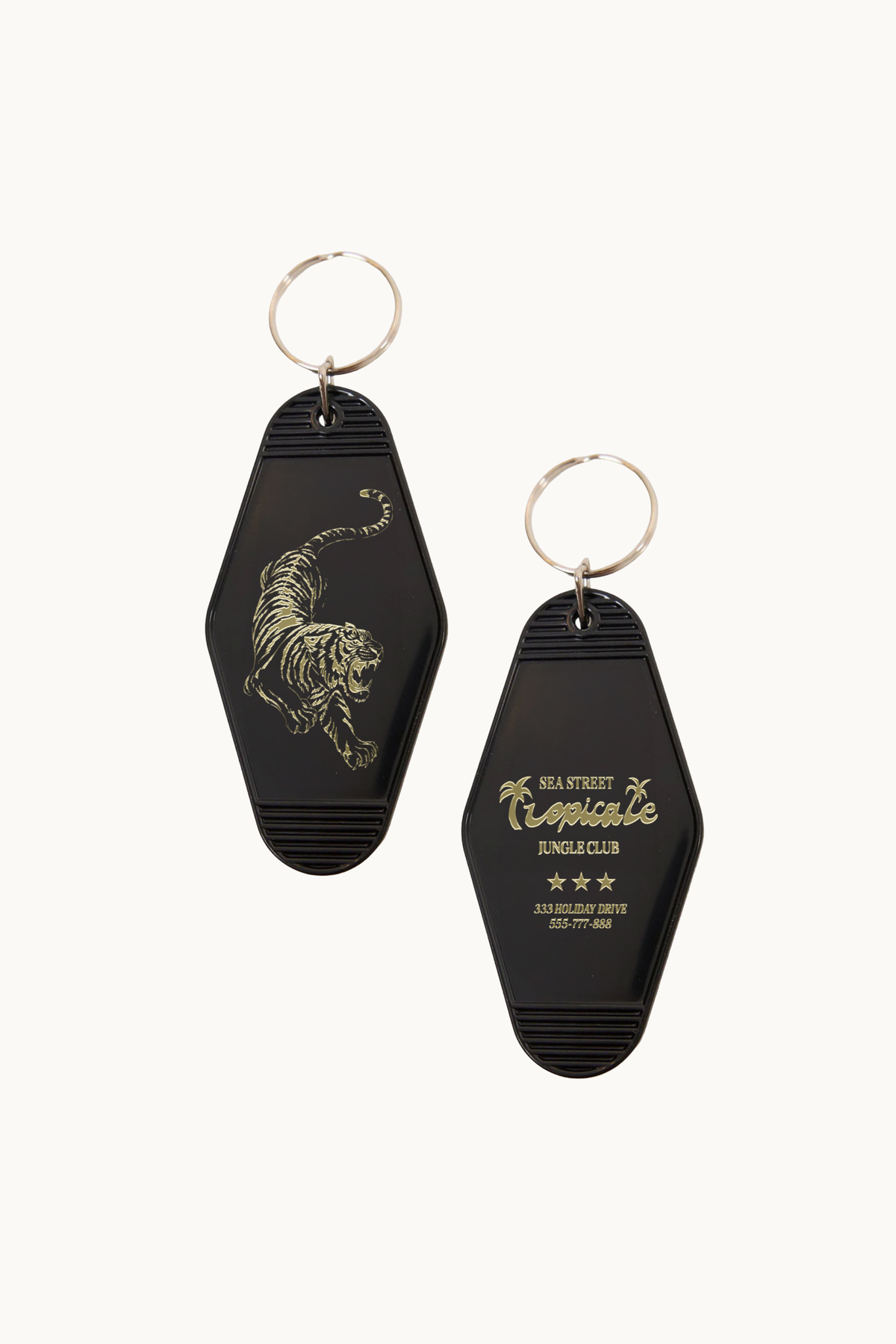 SEA STREET CLUB KEY RING BLACK