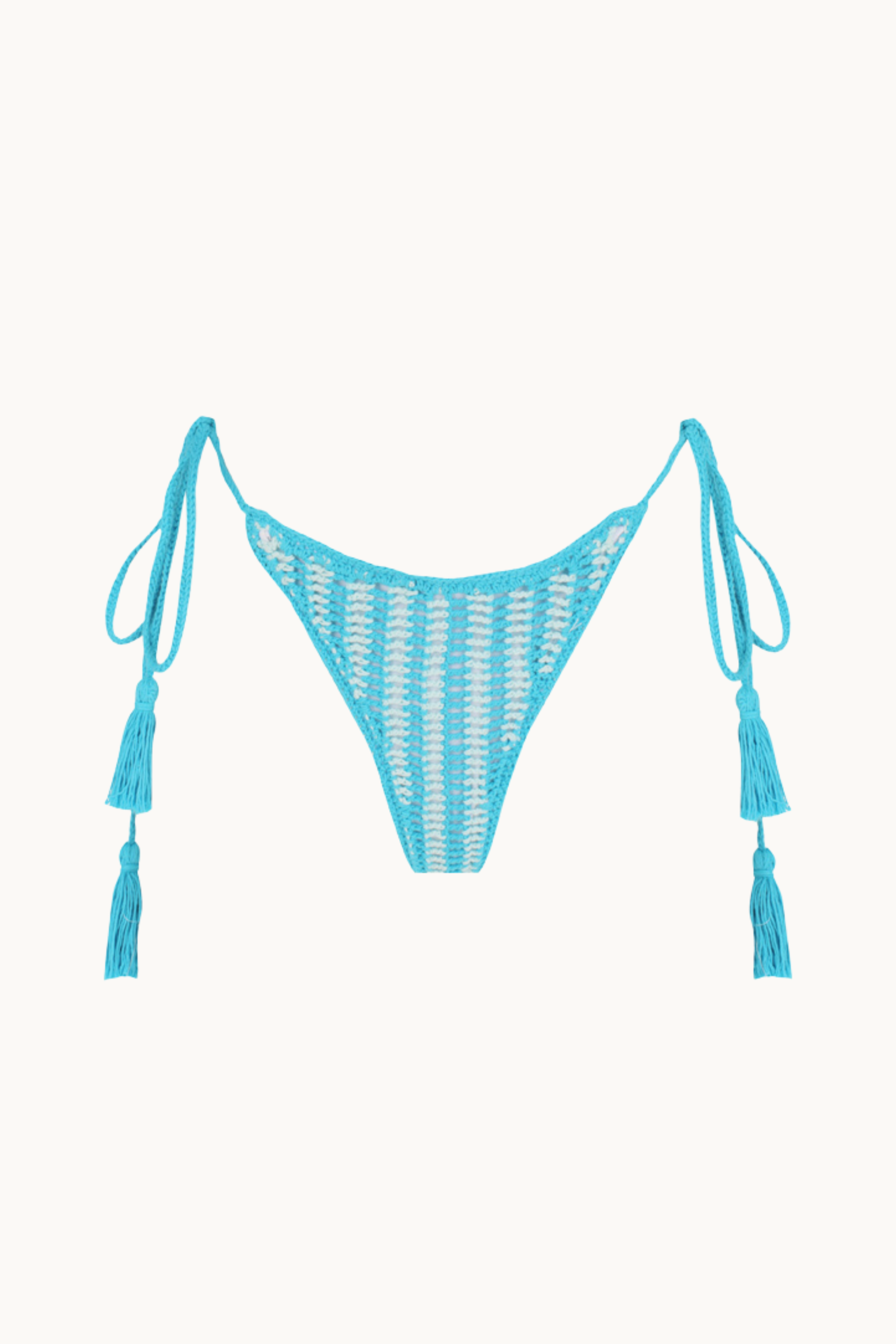 AÇAI CROCHET KINI BRIEF - AZURE