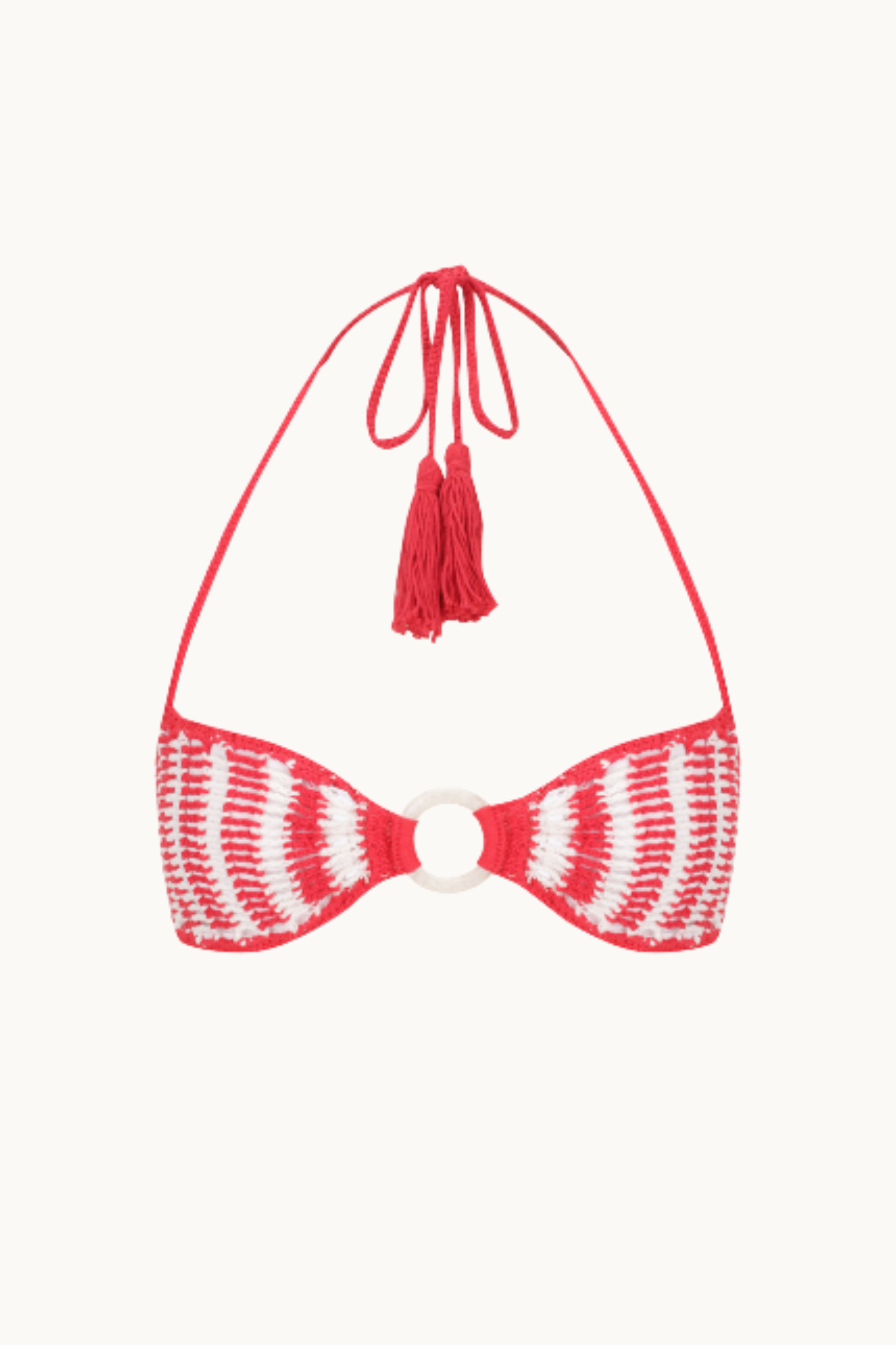 AÇAI CROCHET KINI TOP - CHERRY