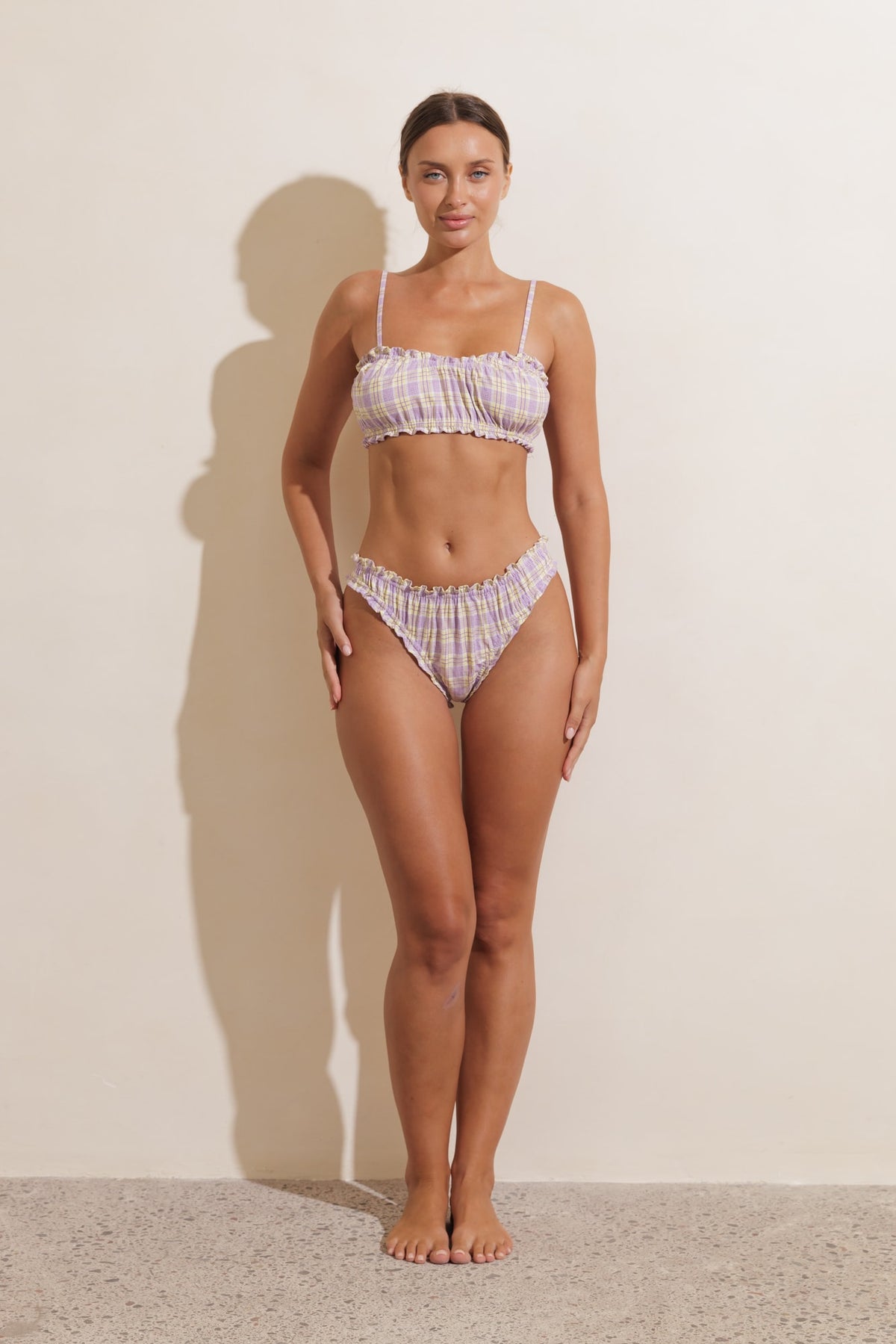 MAHALO KINI SET - PURPLE CHECK