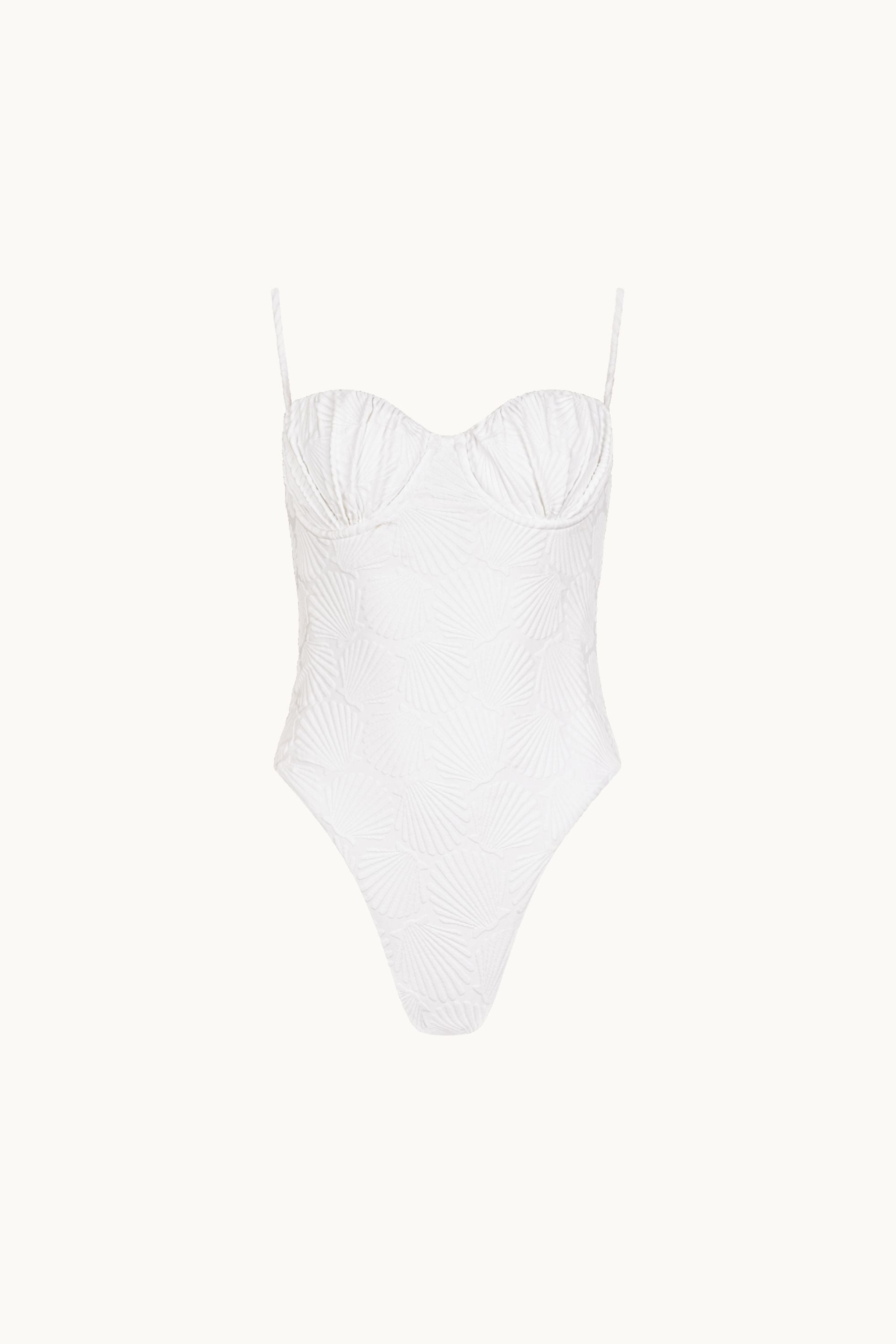 SEASHELL MAILLOT - WHITE