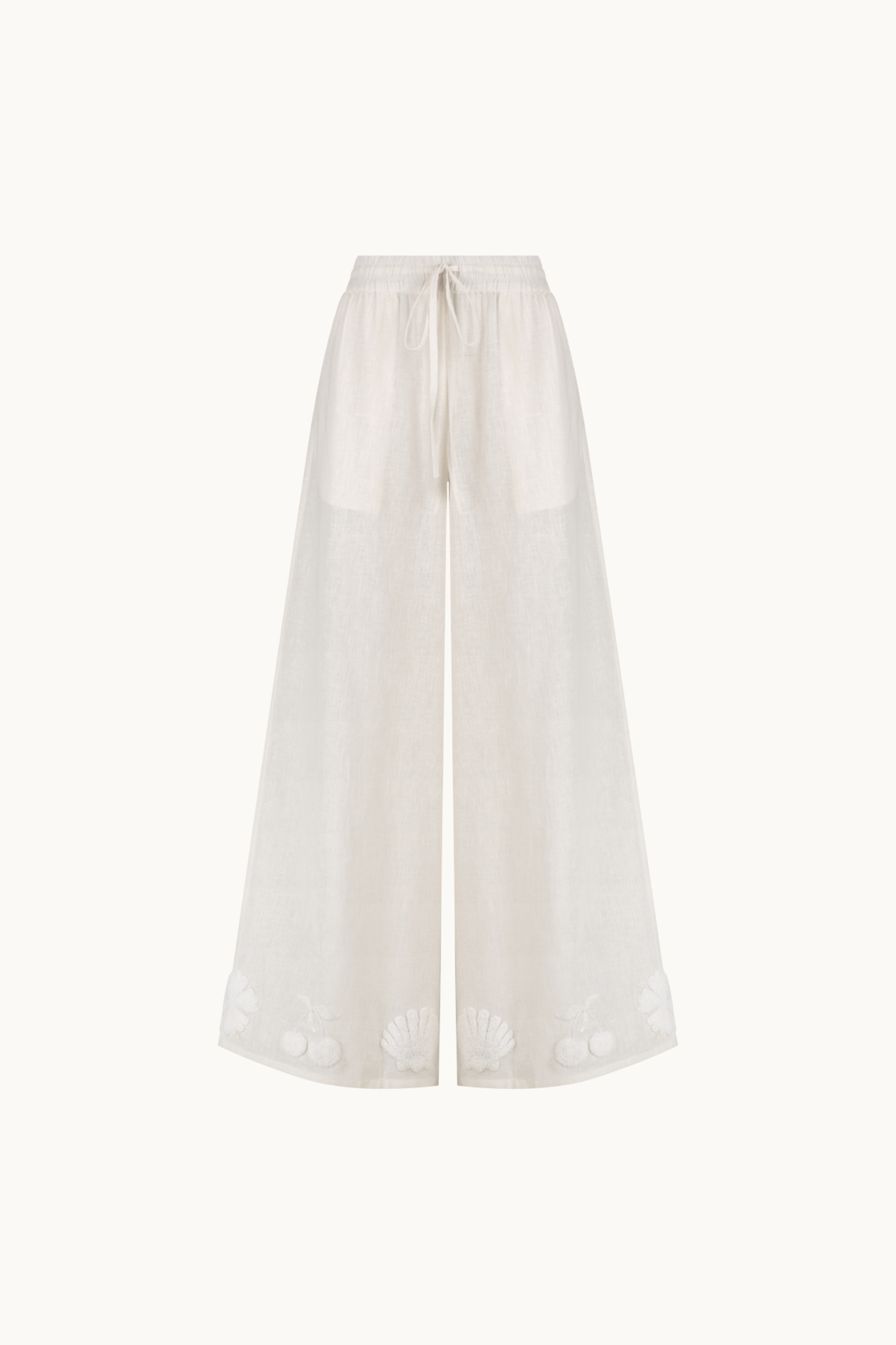 HALA LINEN PANTS - IVORY