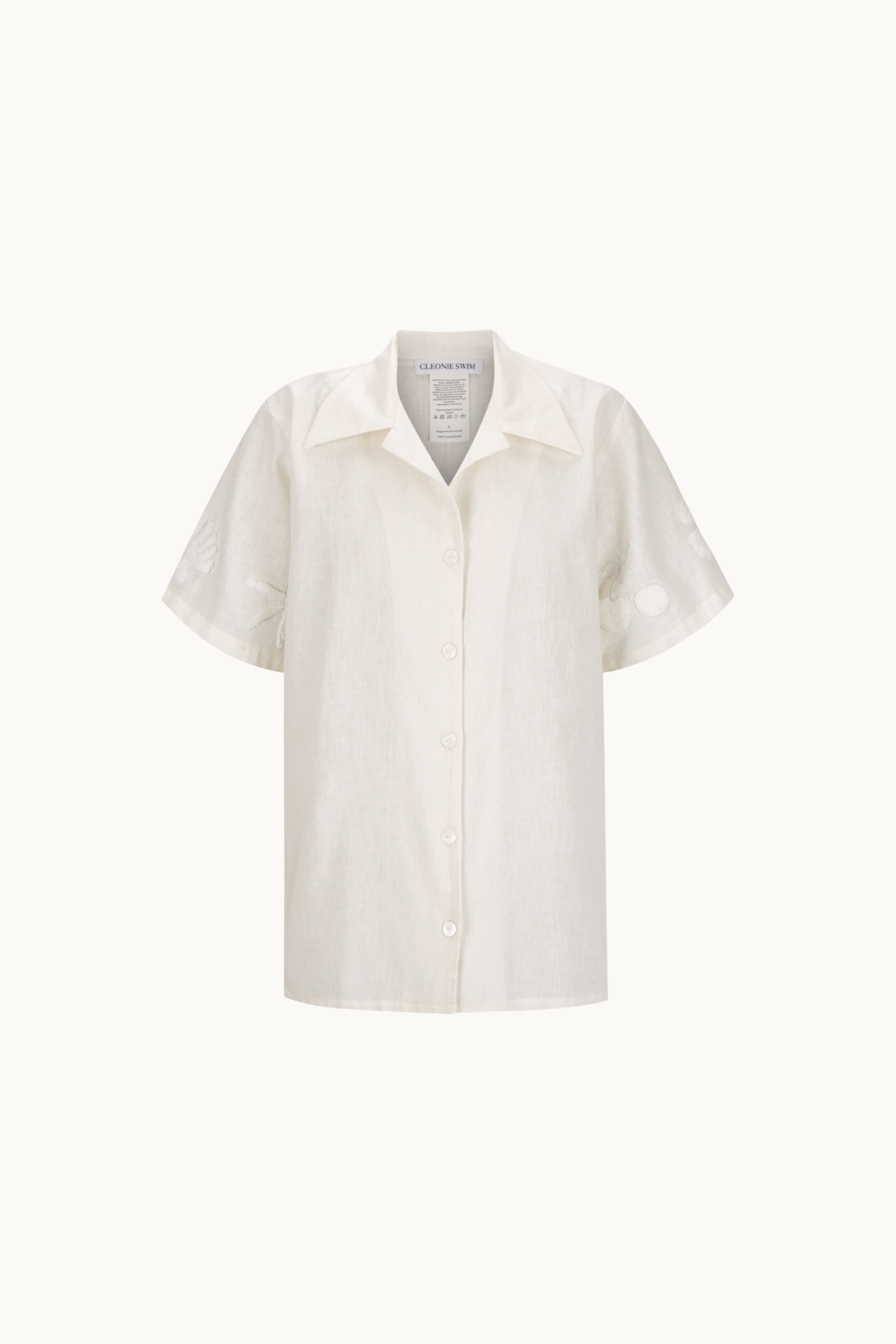 MIKI LINEN SHIRT - IVORY