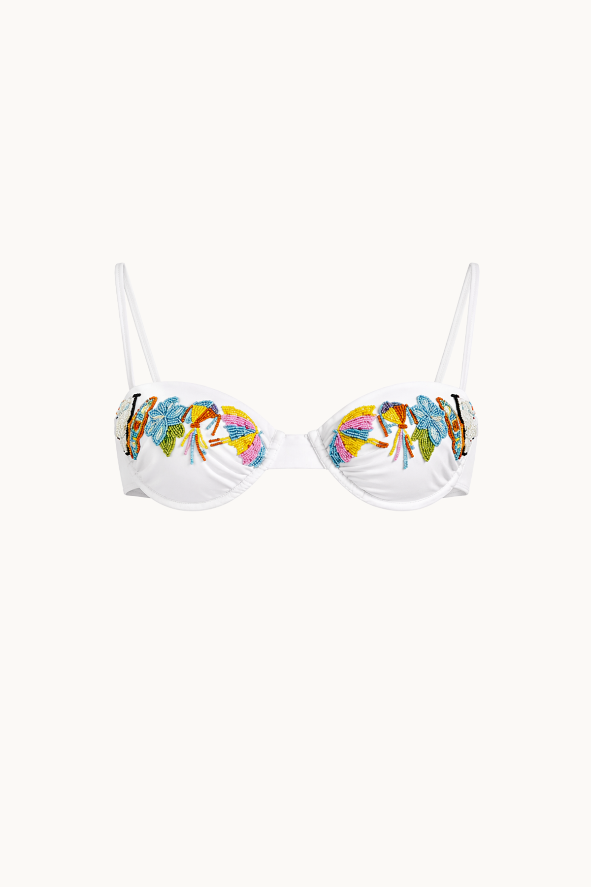 MARA BEACH KINI TOP - WHITE