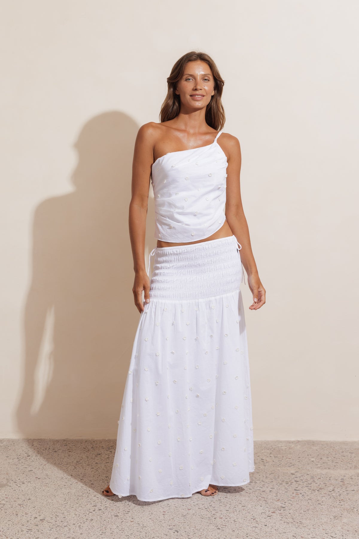DAISY CHAIN COTTON CROP - WHITE