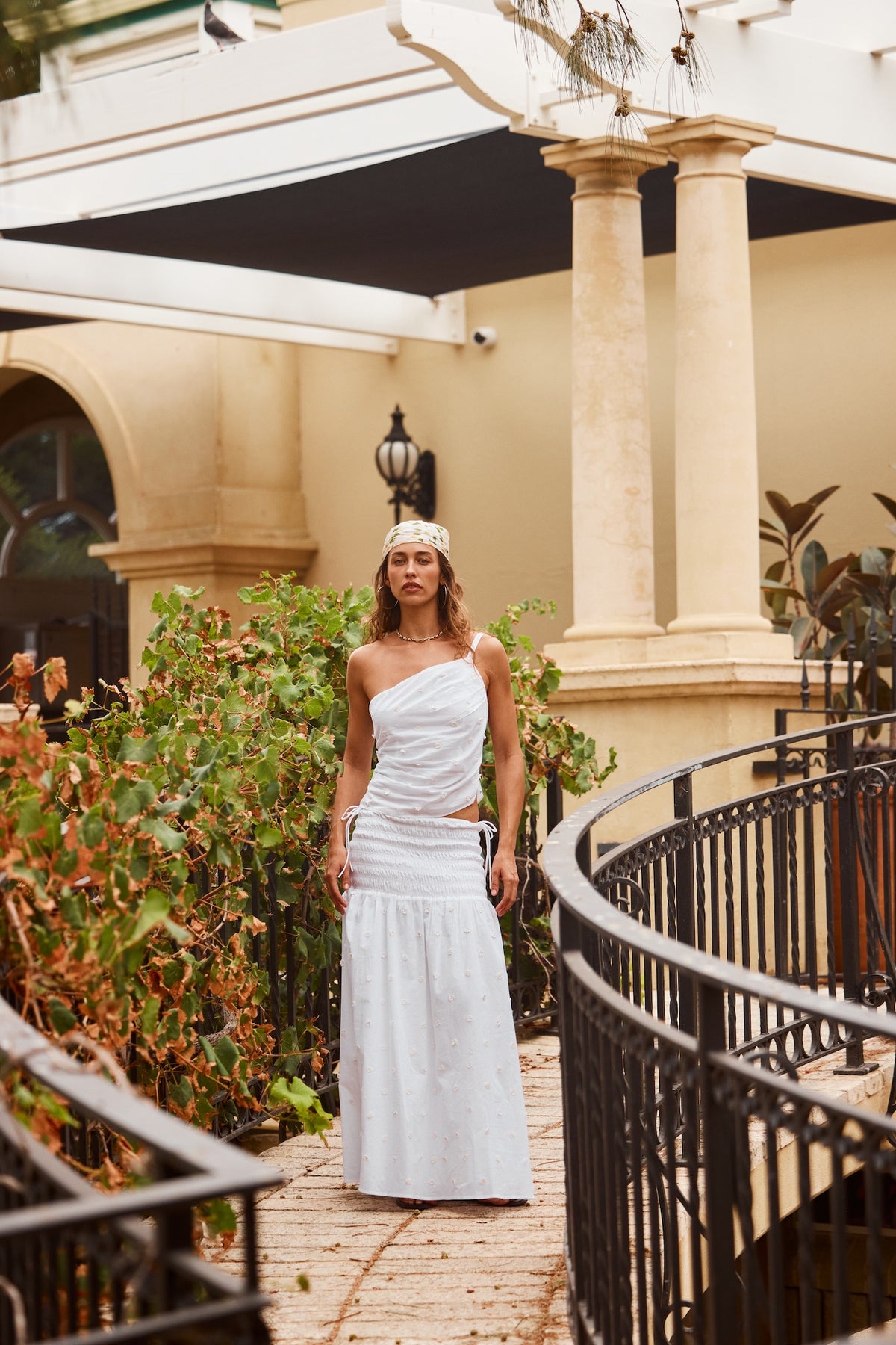 DAISY CHAIN COTTON CROP - WHITE