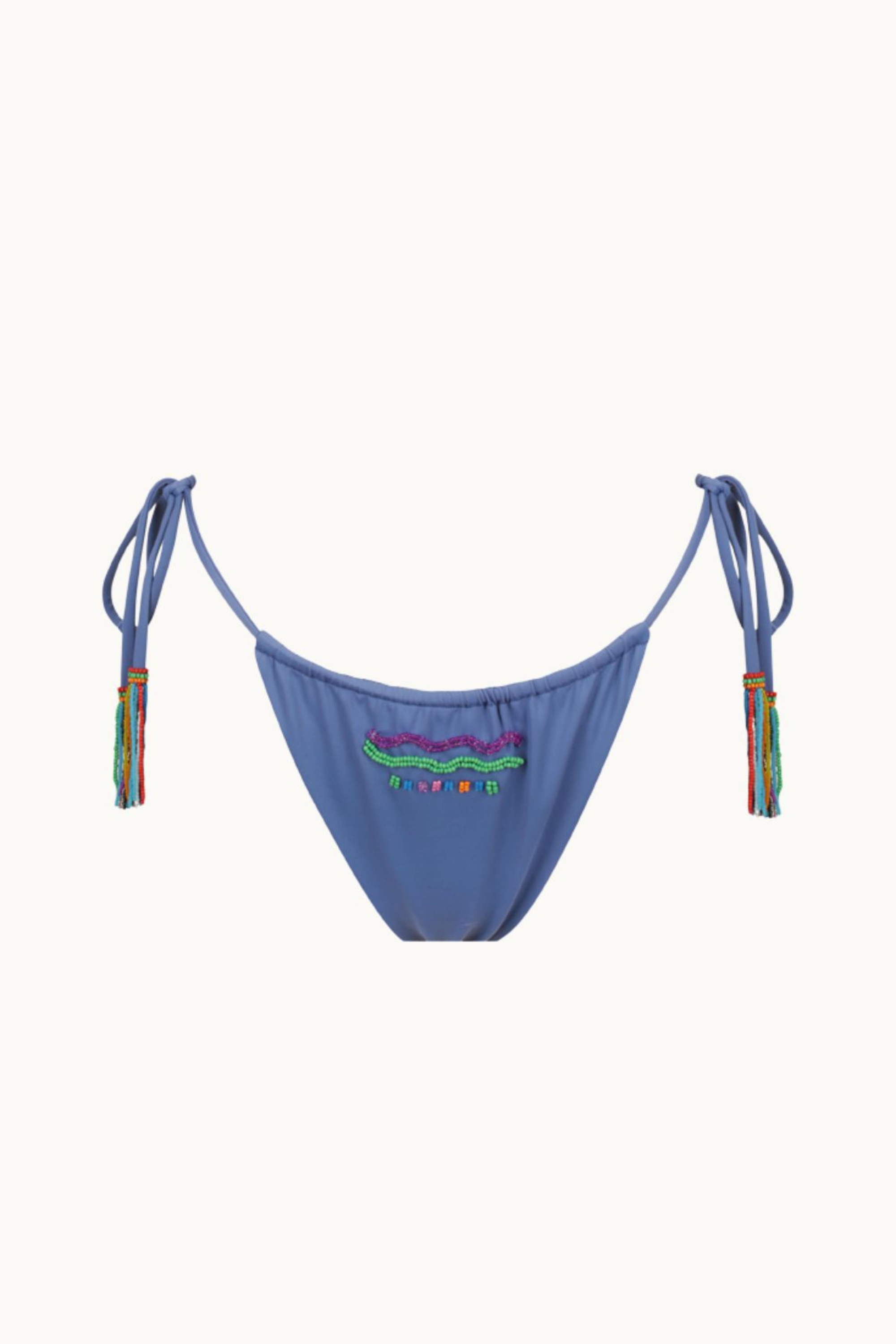 BEADED KINI BRIEF - CORAL REEF