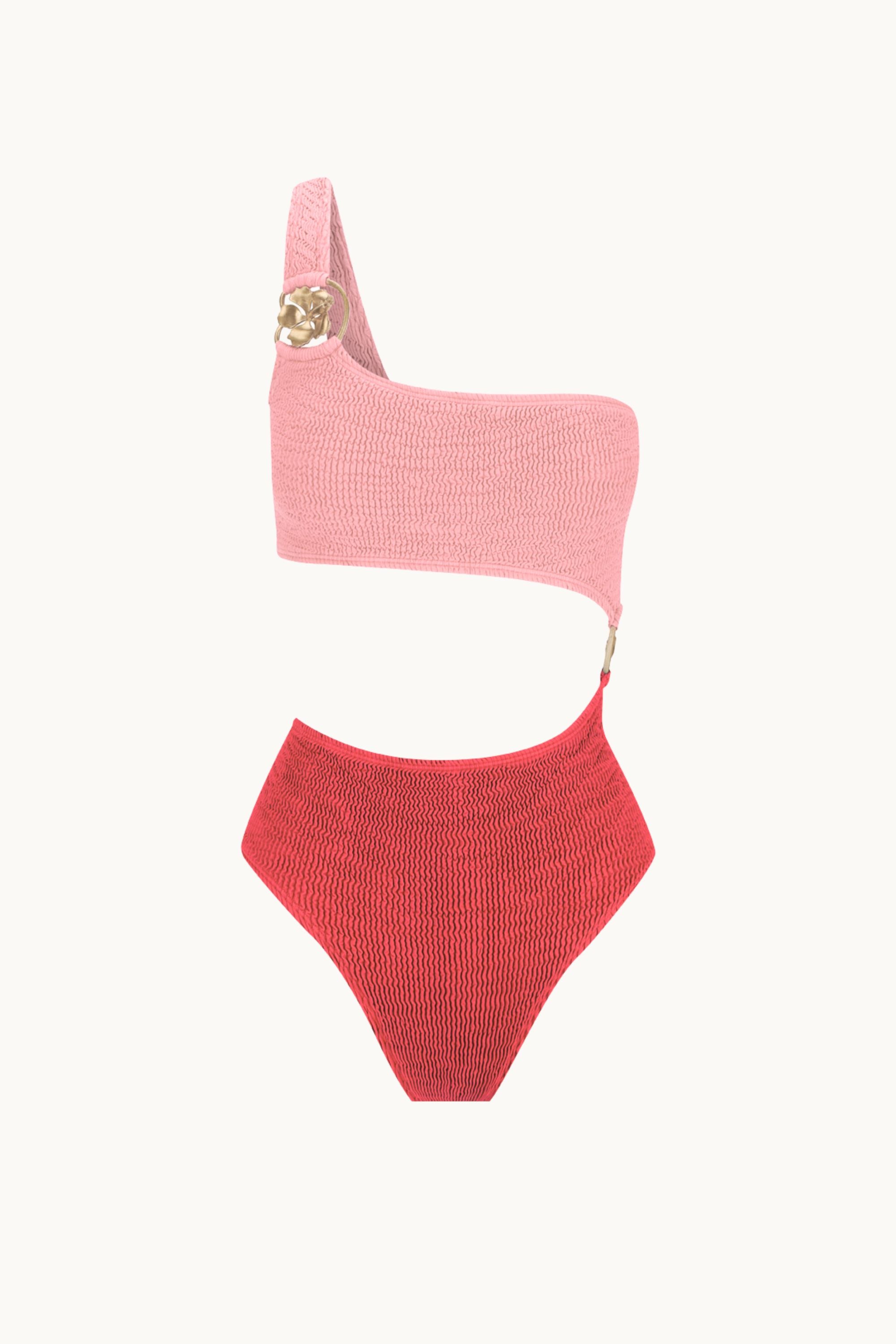 HIBISCUS MAILLOT - WATERMELON & BLOSSOM