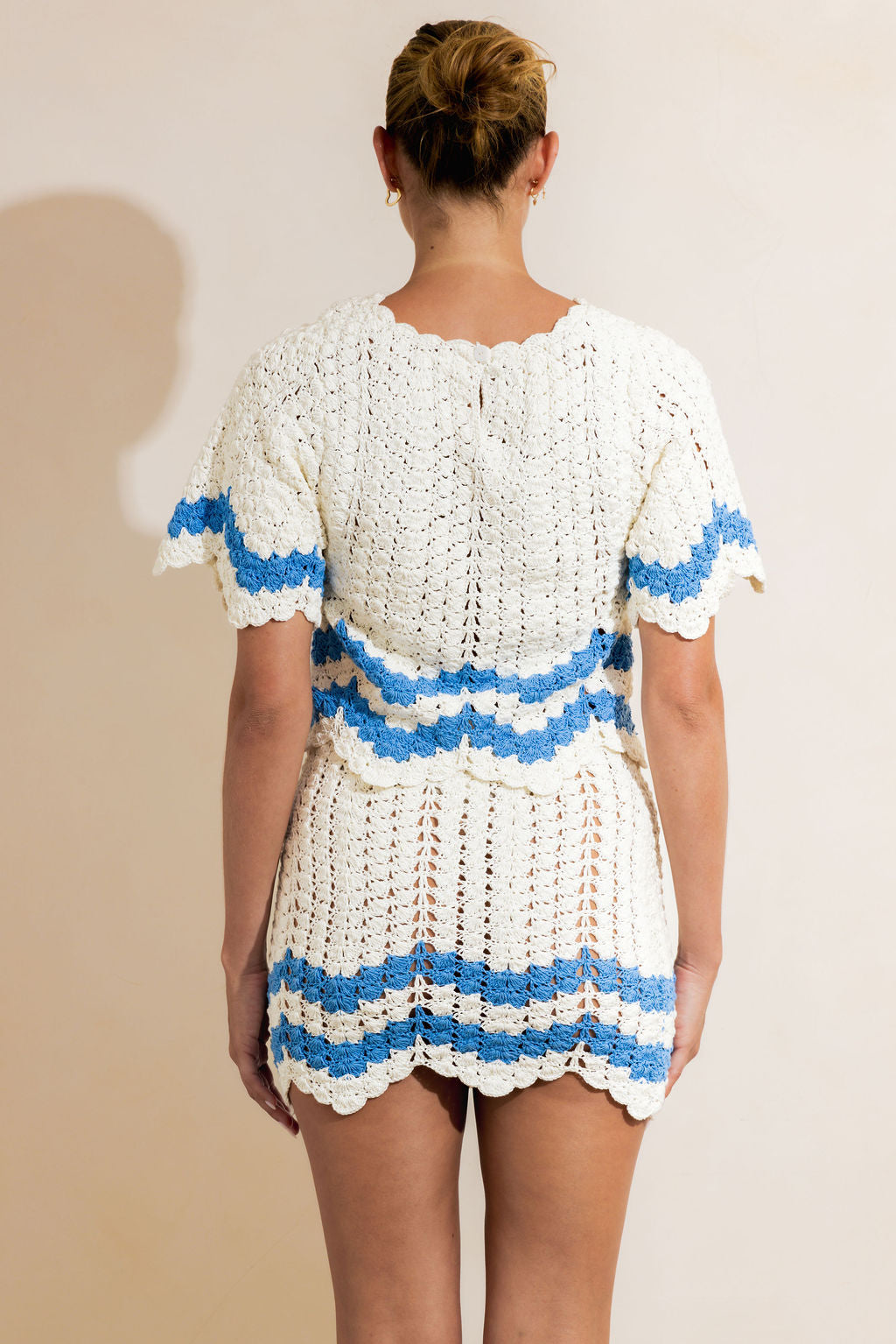 MONSOON CROCHET TOP - CREAM