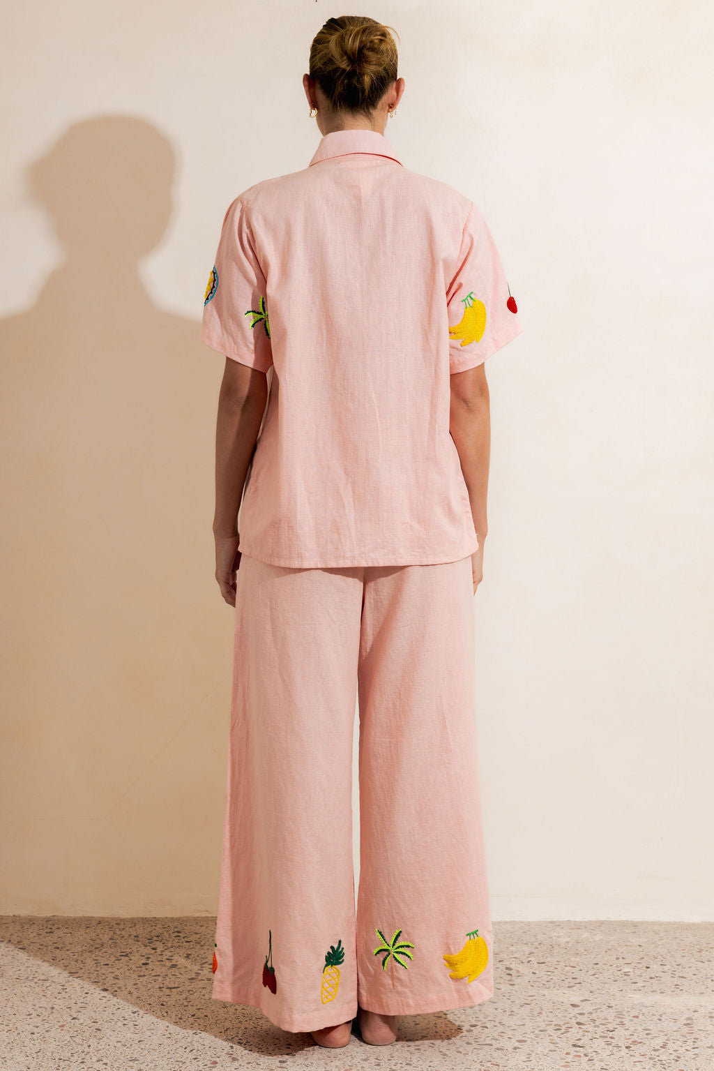 BORNEO LINEN SHIRT - PINK