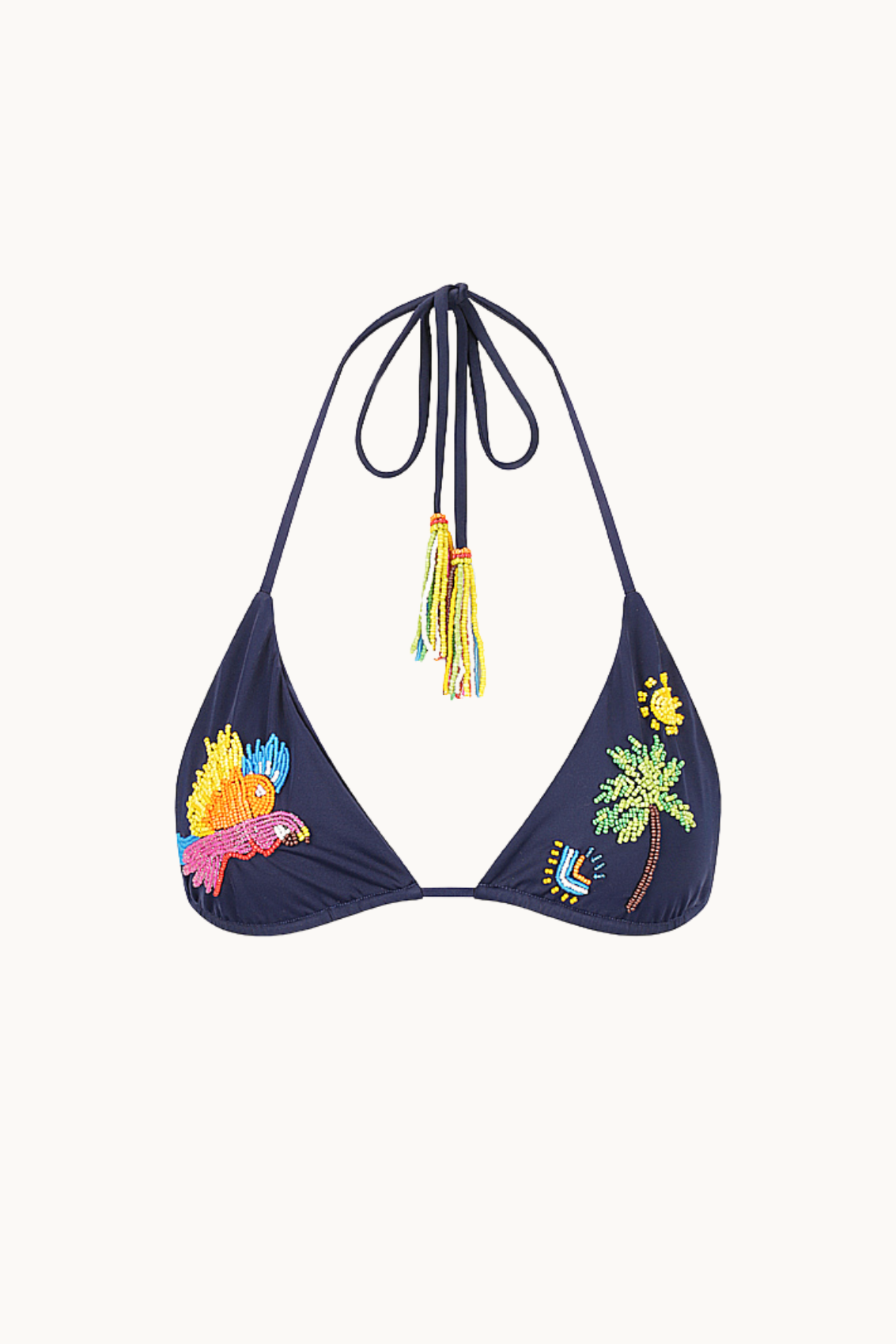 BEADED KINI TOP - TROPICANA